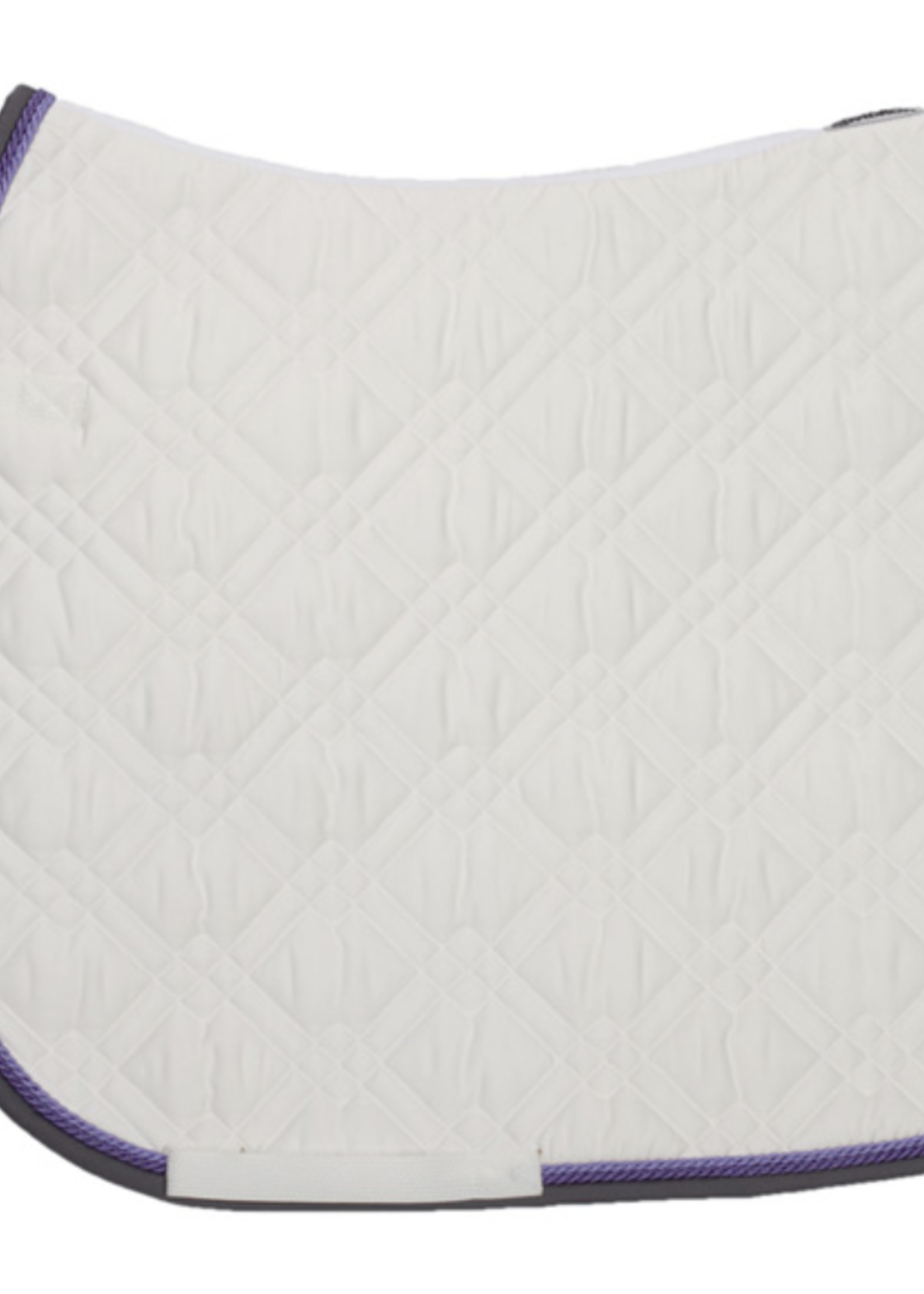Eskadron Eskadron Brillant Jump VSS Saddle Pad Cream with Two Tone Purple Trim