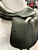 Amerigo Amerigo Deep Seat Pinerolo Dressage Saddle 17 1/2" M Black Ex Demo