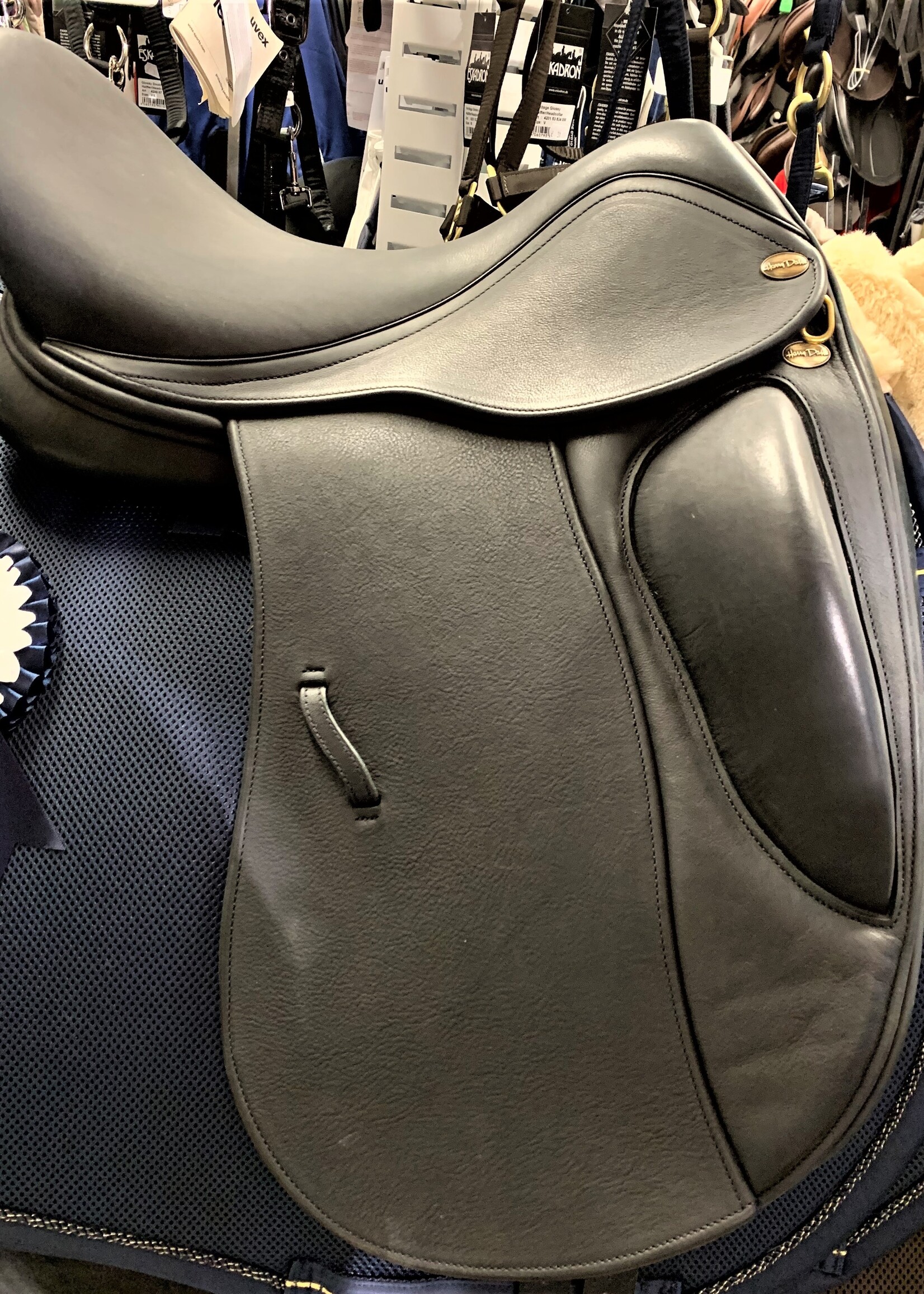 Harry Dabbs Harry Dabbs Avant Consort Dutch Mono Dressage Saddle  17 1/2" MW Black