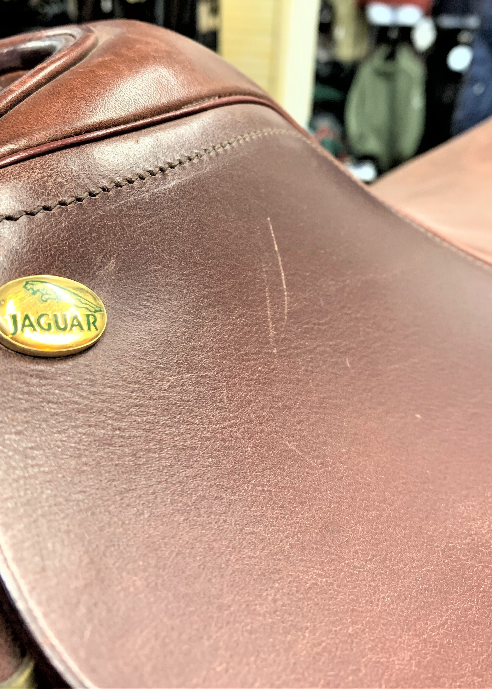 Jaguar Close Contact XKC Dressage Saddle 17 1/2" MN Brown Ex Demo