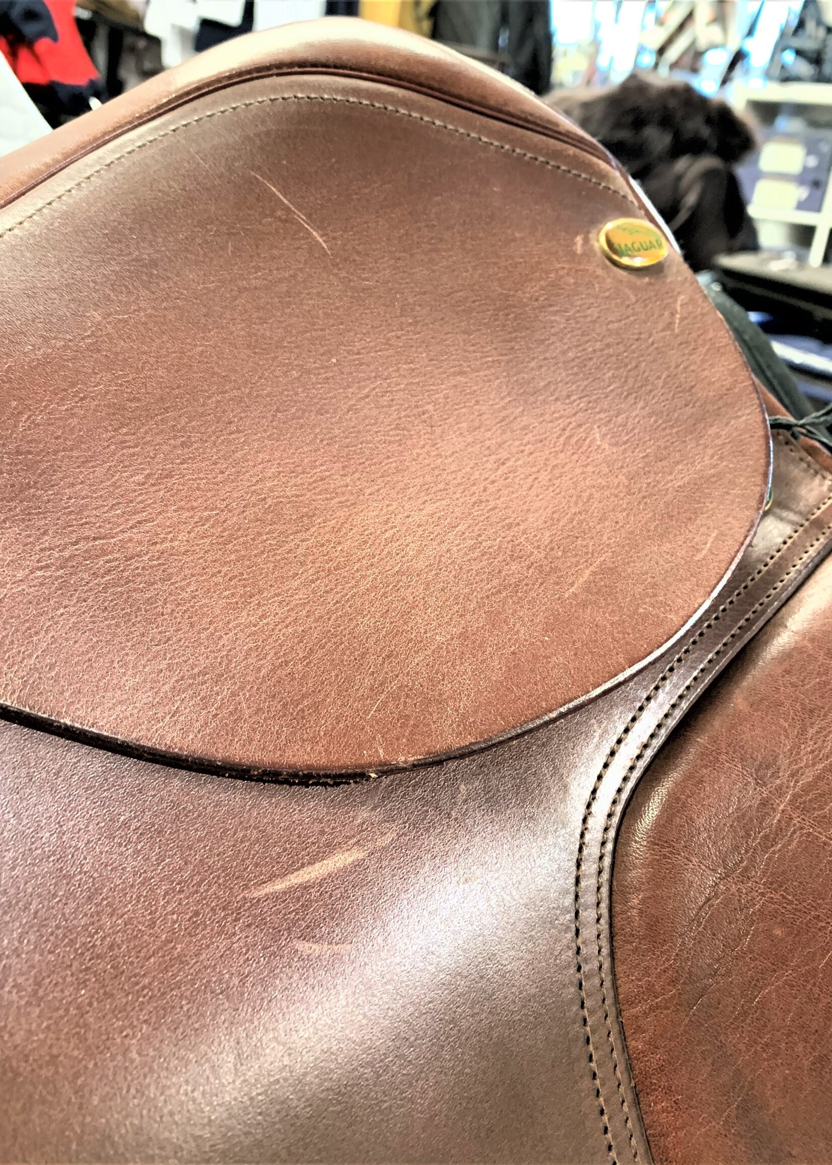 Jaguar Close Contact XKC Dressage Saddle 17 1/2" MN Brown Ex Demo