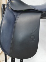 Otto Schumacher Otto Schumacher Profi Comfort Dressage Saddle 18" M Black with Blue Seat Ex Display