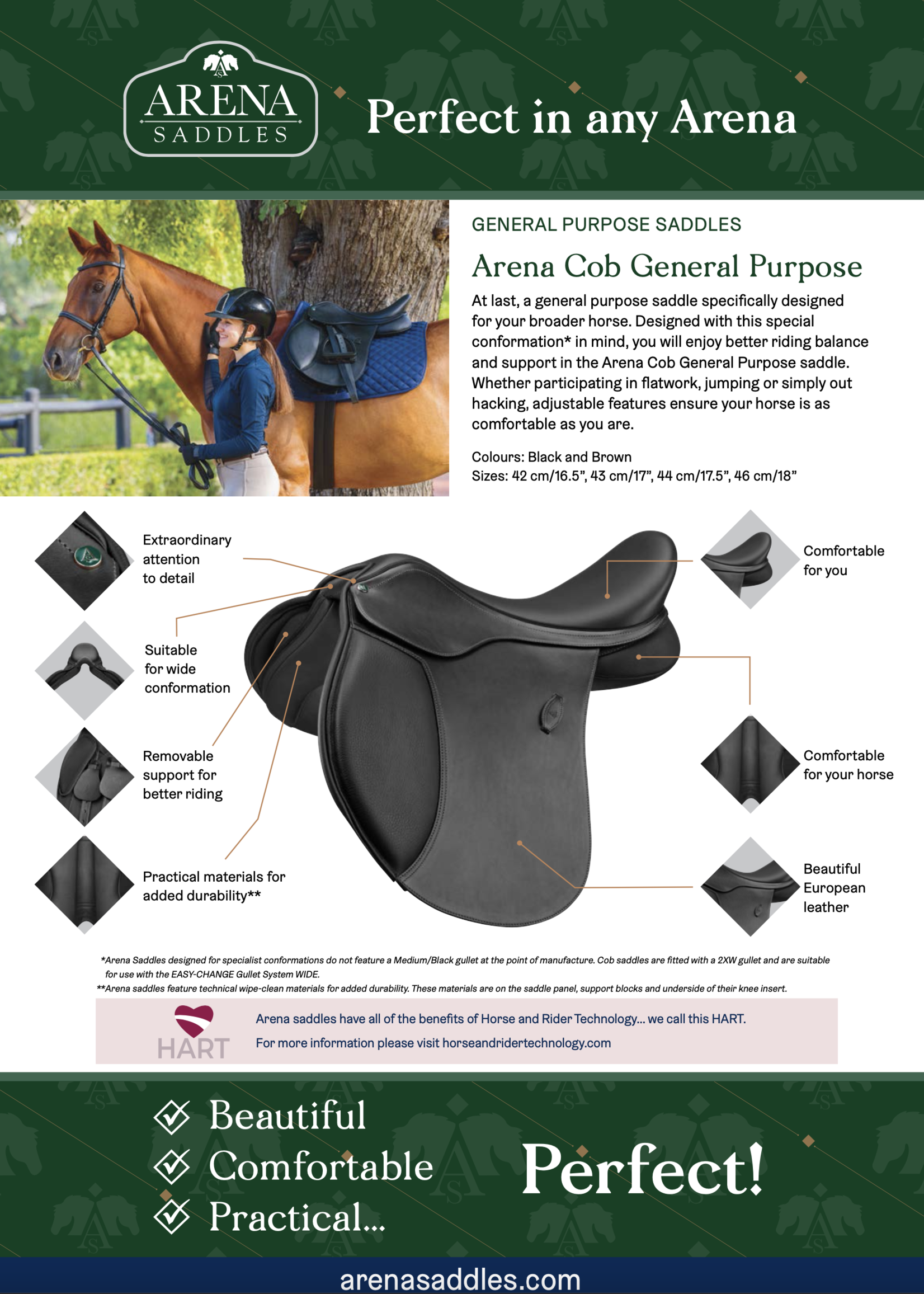 Arena Arena Cob GP Saddle