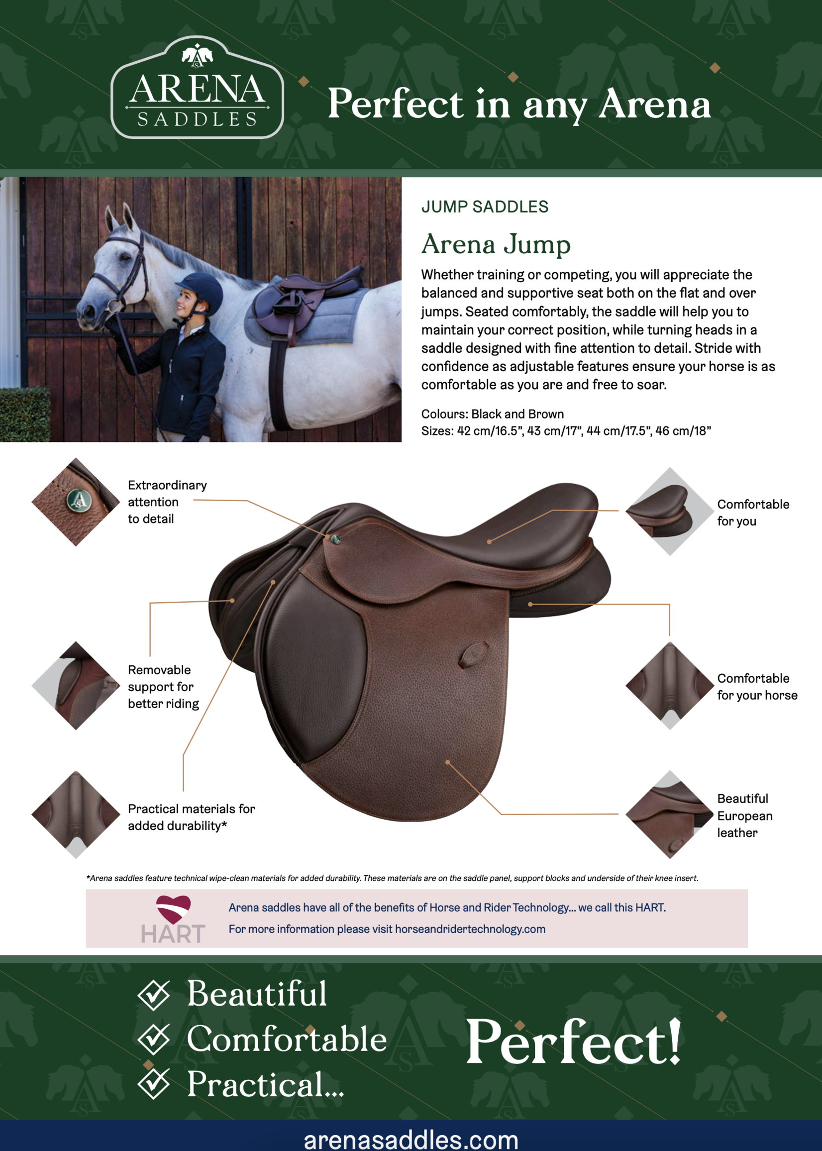 Arena Arena Jump Saddle