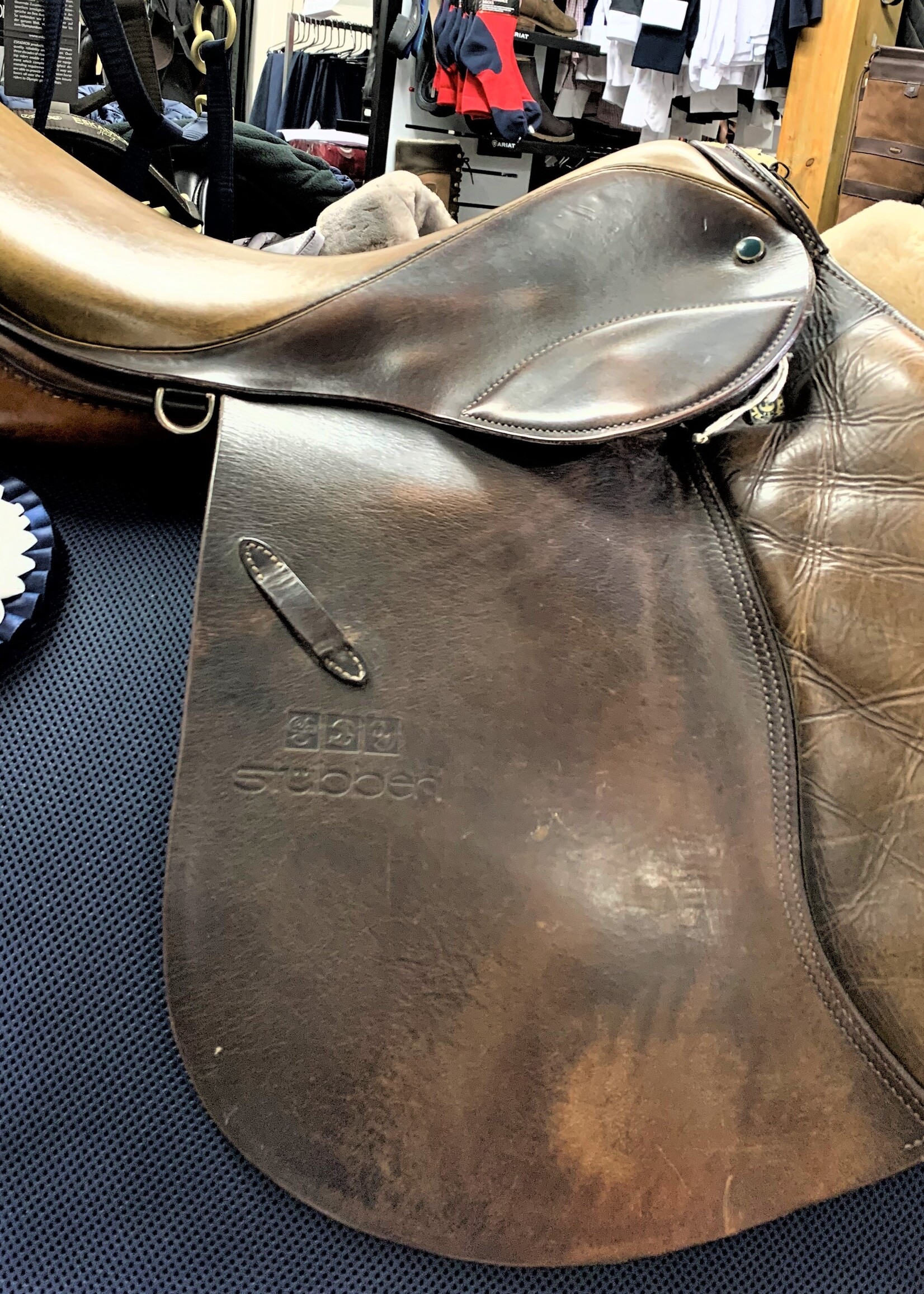 Stubben Stubben Parzival CS Elite Jump 17 1/2" 30 Brown Second Hand Saddle