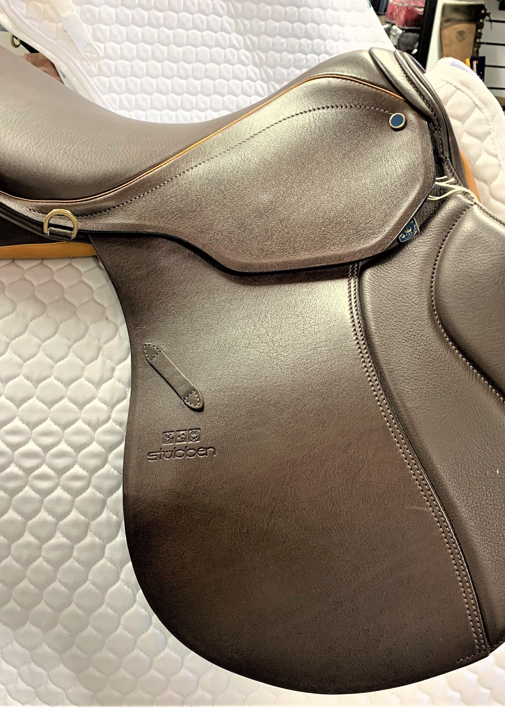 Stubben Stubben Siegfried CS Jump Saddle 17 1/2" 28 Brown Ex Demo
