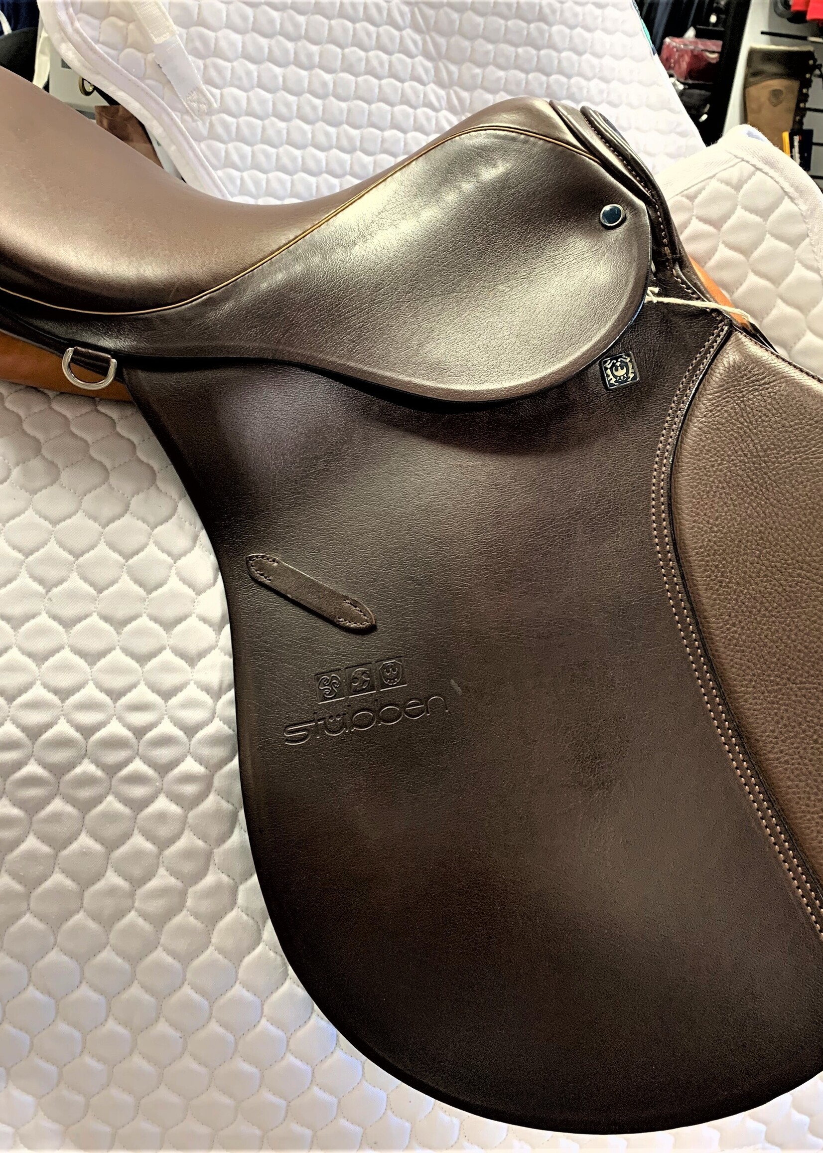 Stubben Stubben Siegfried MF Jump Saddle 17" 28 Brown Ex Demo