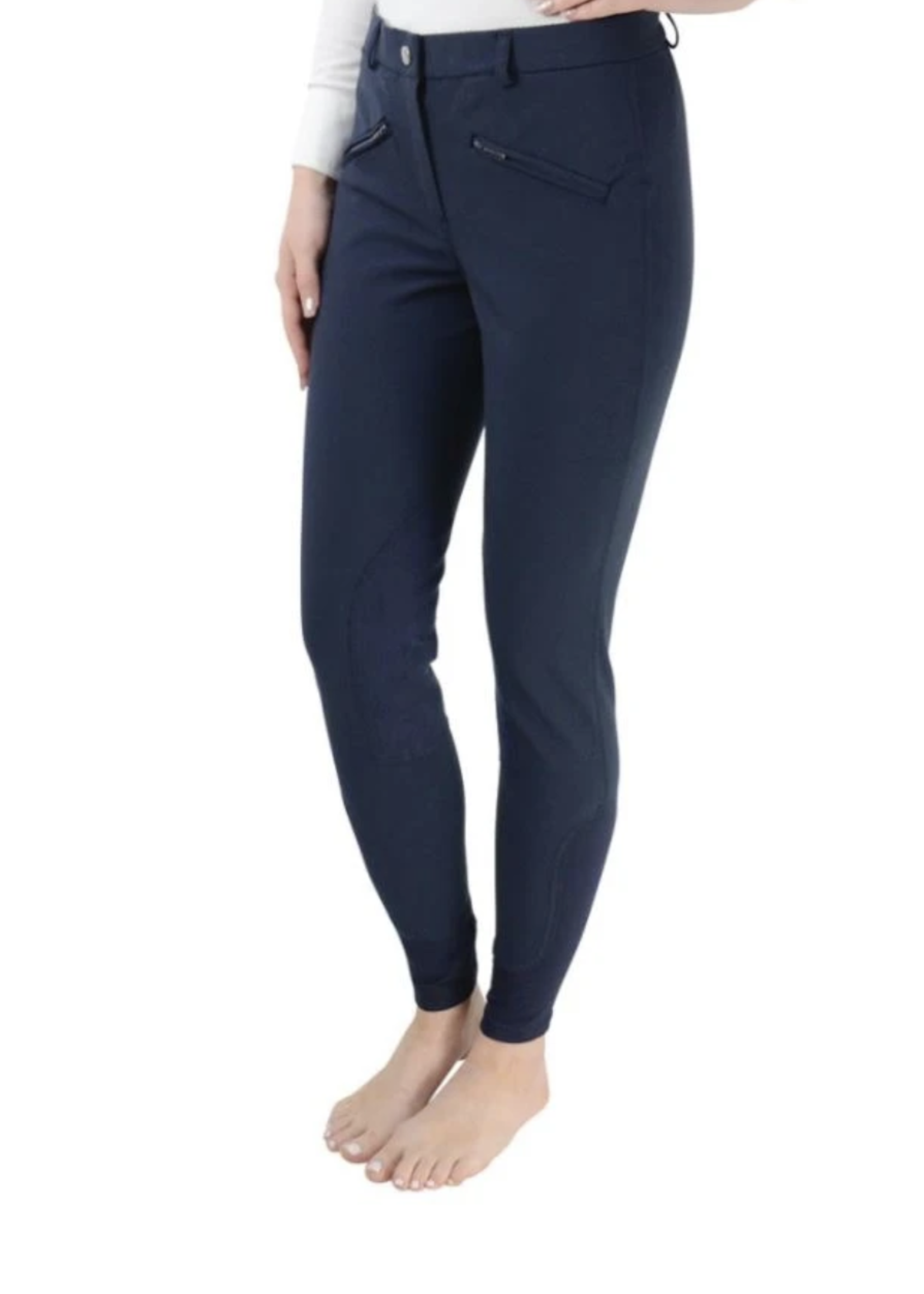 HY Equestrian Hyperformance Cranwell Ladies Suede Knee Patch Breeches