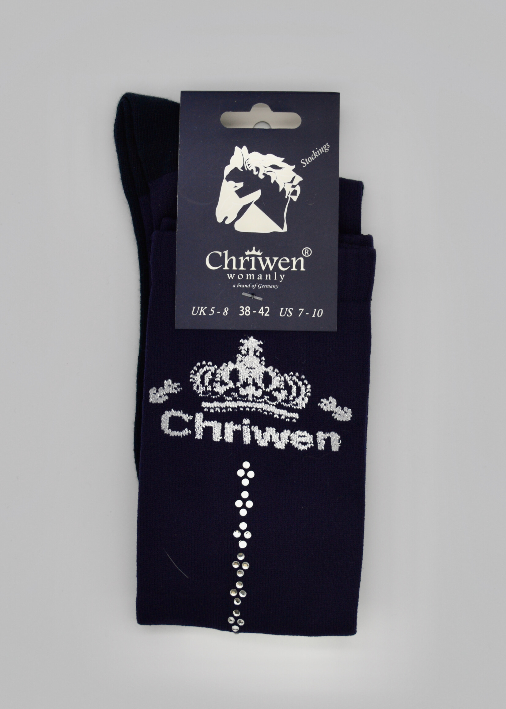 Chriwen Womanly Chriwen Crown & Crystal Socks