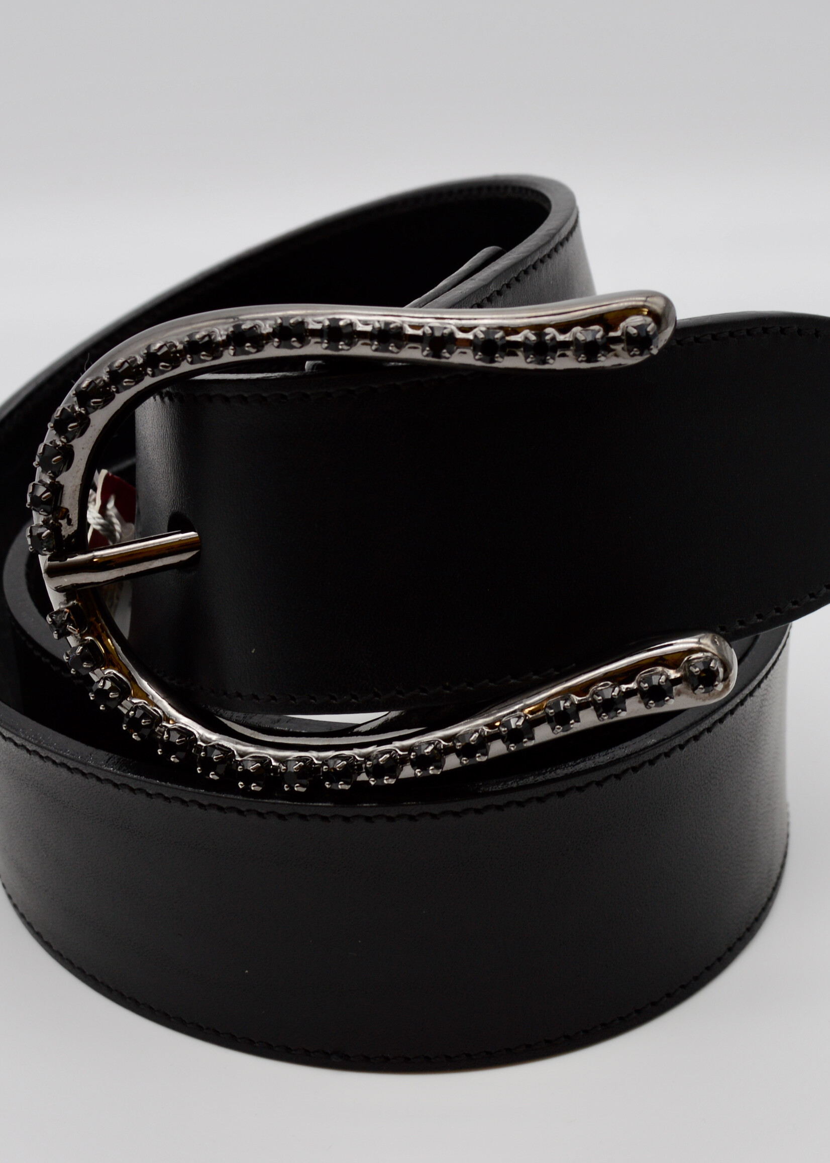 Otto Schumacher Otto Schumacher Swarovski Crystal Buckle Belt