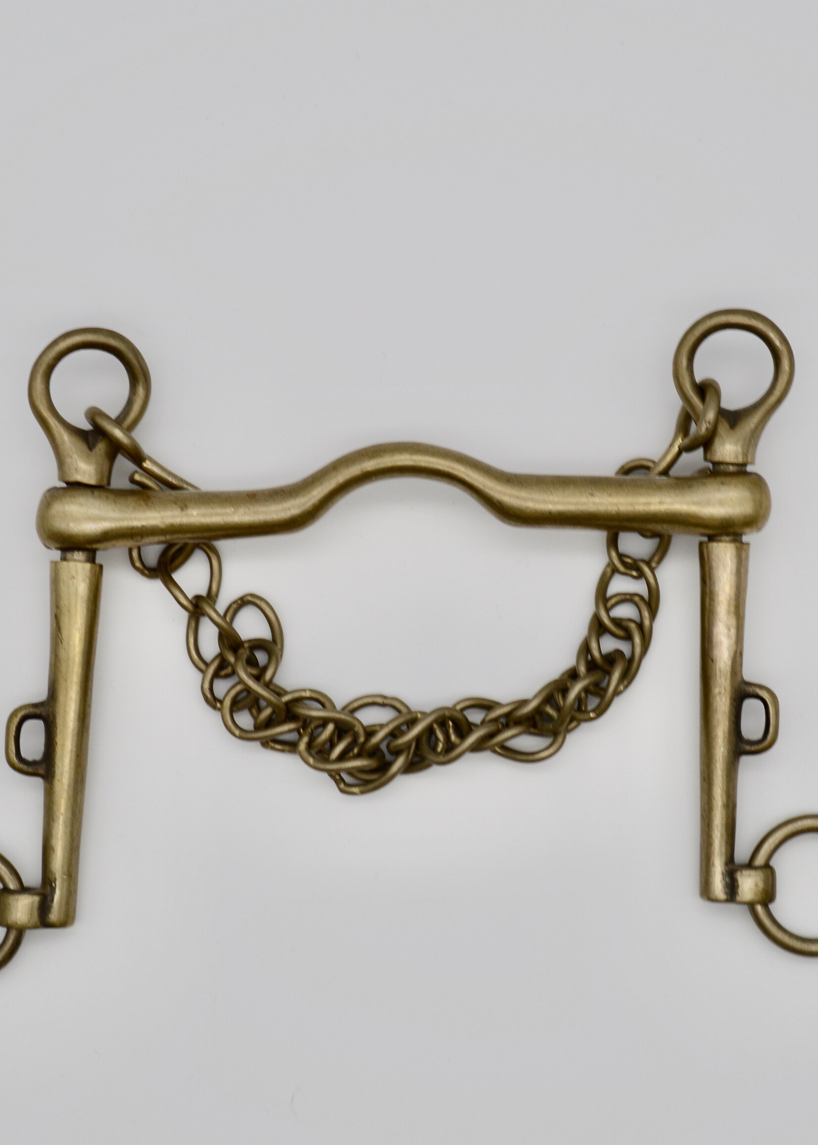 Sliding Cheek Port Weymouth Long Shank Copper Alloy 5 3/4"