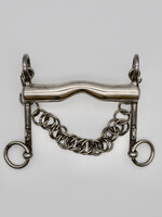 Fixed Cheek 23mm Hollow Mouth Low Port Weymouth 5"