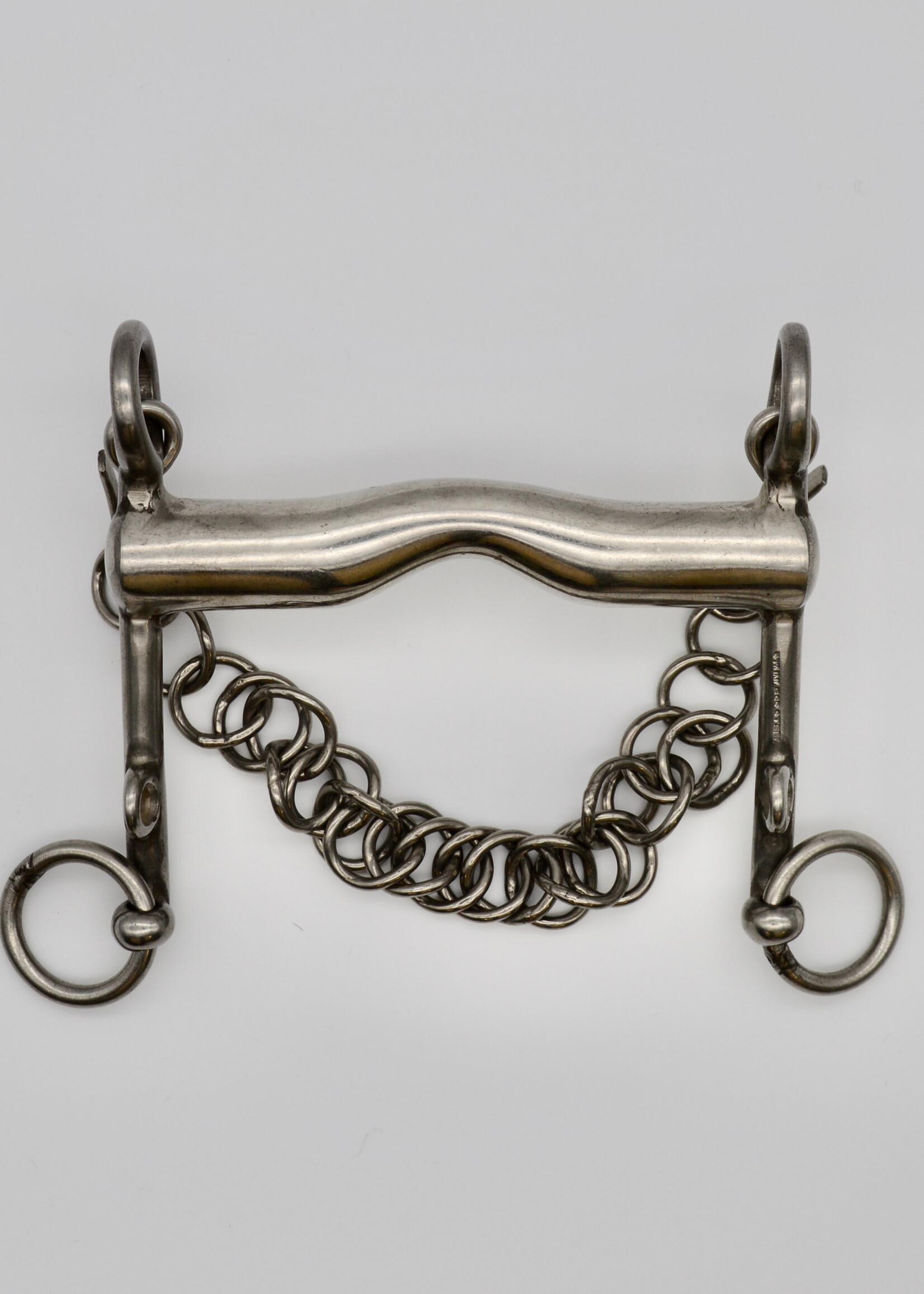 Fixed Cheek 23mm Hollow Mouth Low Port Weymouth 5"