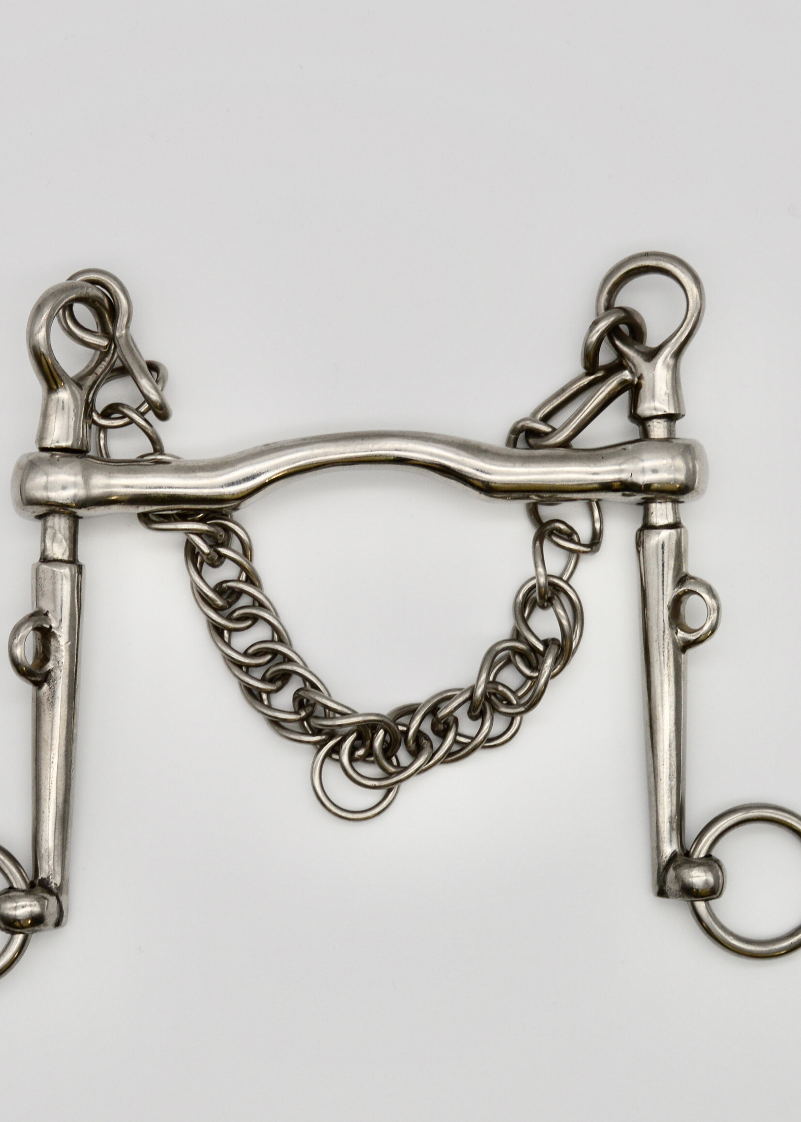 Sliding Cheek Low Wide Port Long Shank Weymouth 5 1/4"