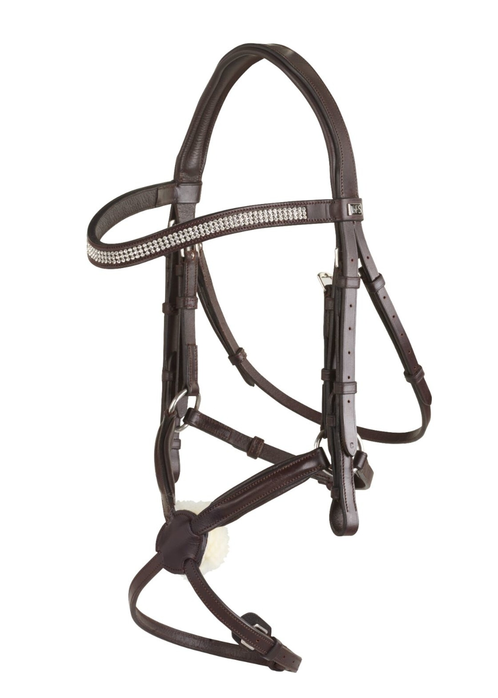 GFS GFS Monarch Crystal Grackle Bridle