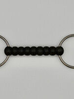 Loose Ring Plastic Straight Bar Snaffle 4 1/2"