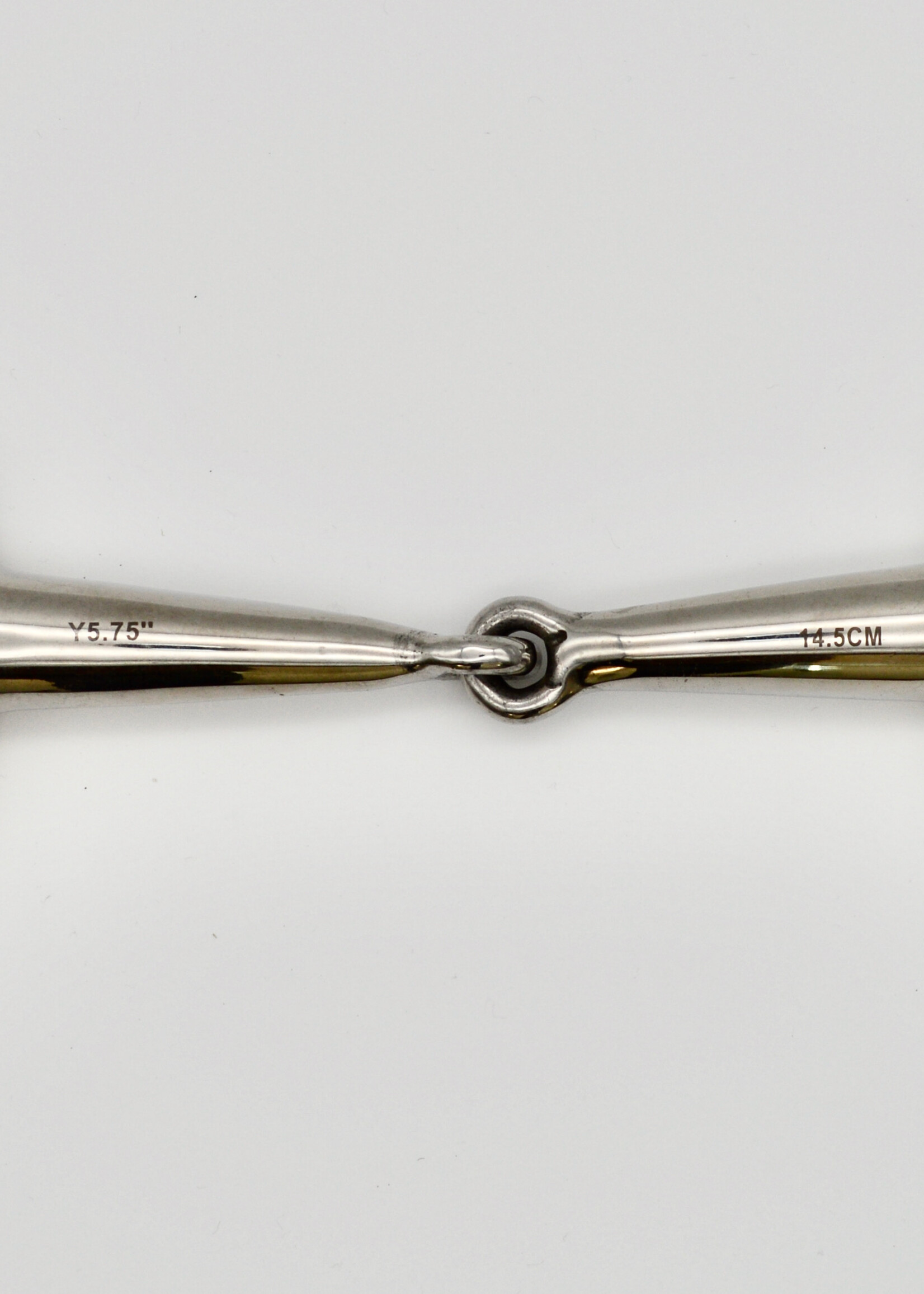 Eggbutt Hollow Mouth Jointed 23mm S/Steel Snaffle 5 3/4"