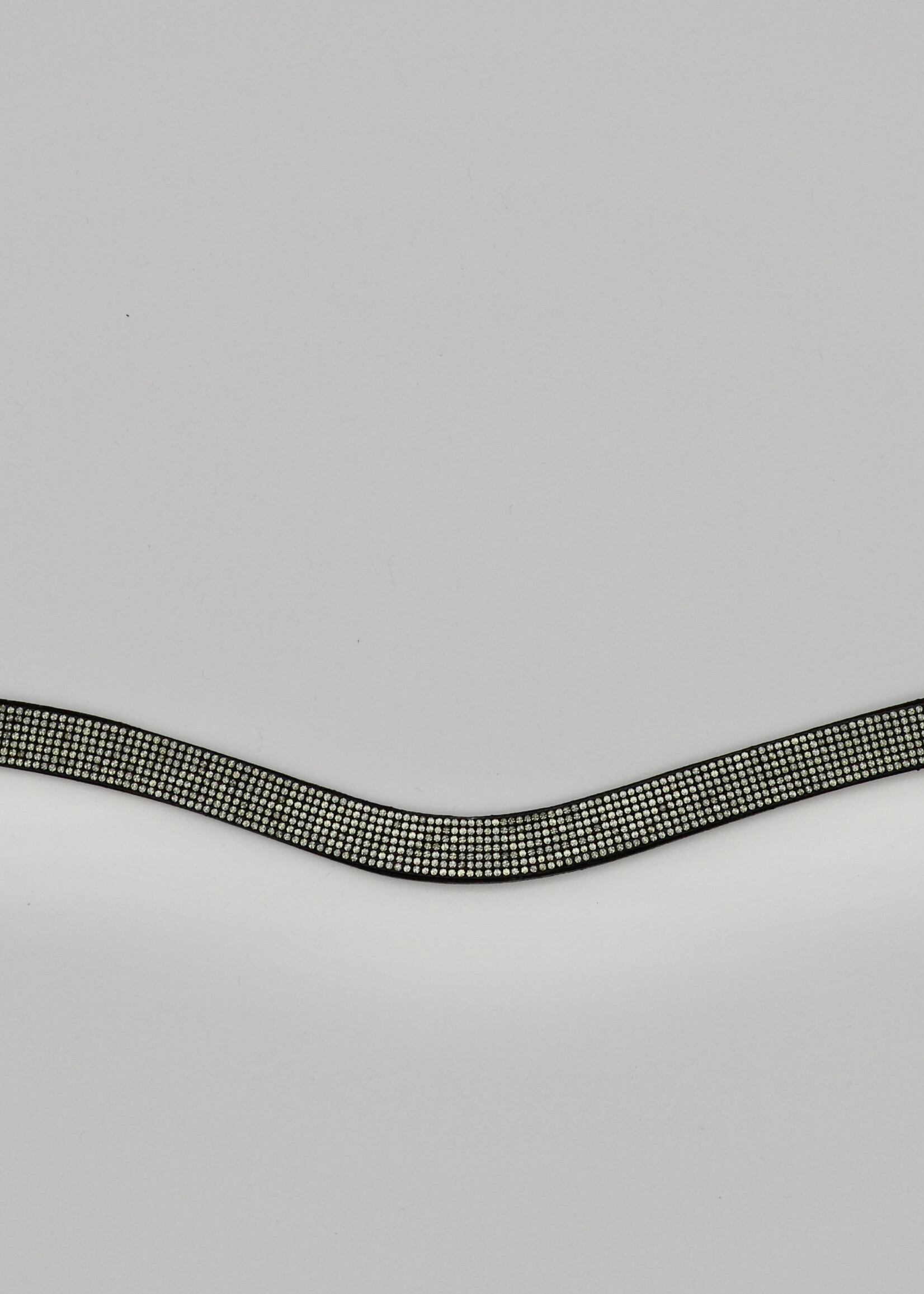 Otto Schumacher Otto Schumacher Curved Finest Browband with 7 Rows of Swarovski Crystals