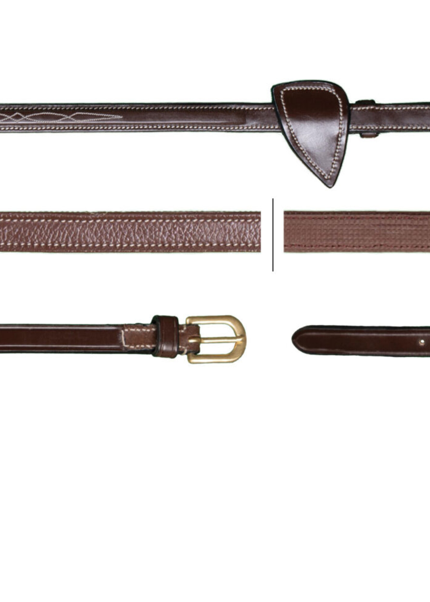 Dy'on Dyon Collection Hunter 1/2" Half Rubber Lined Reins