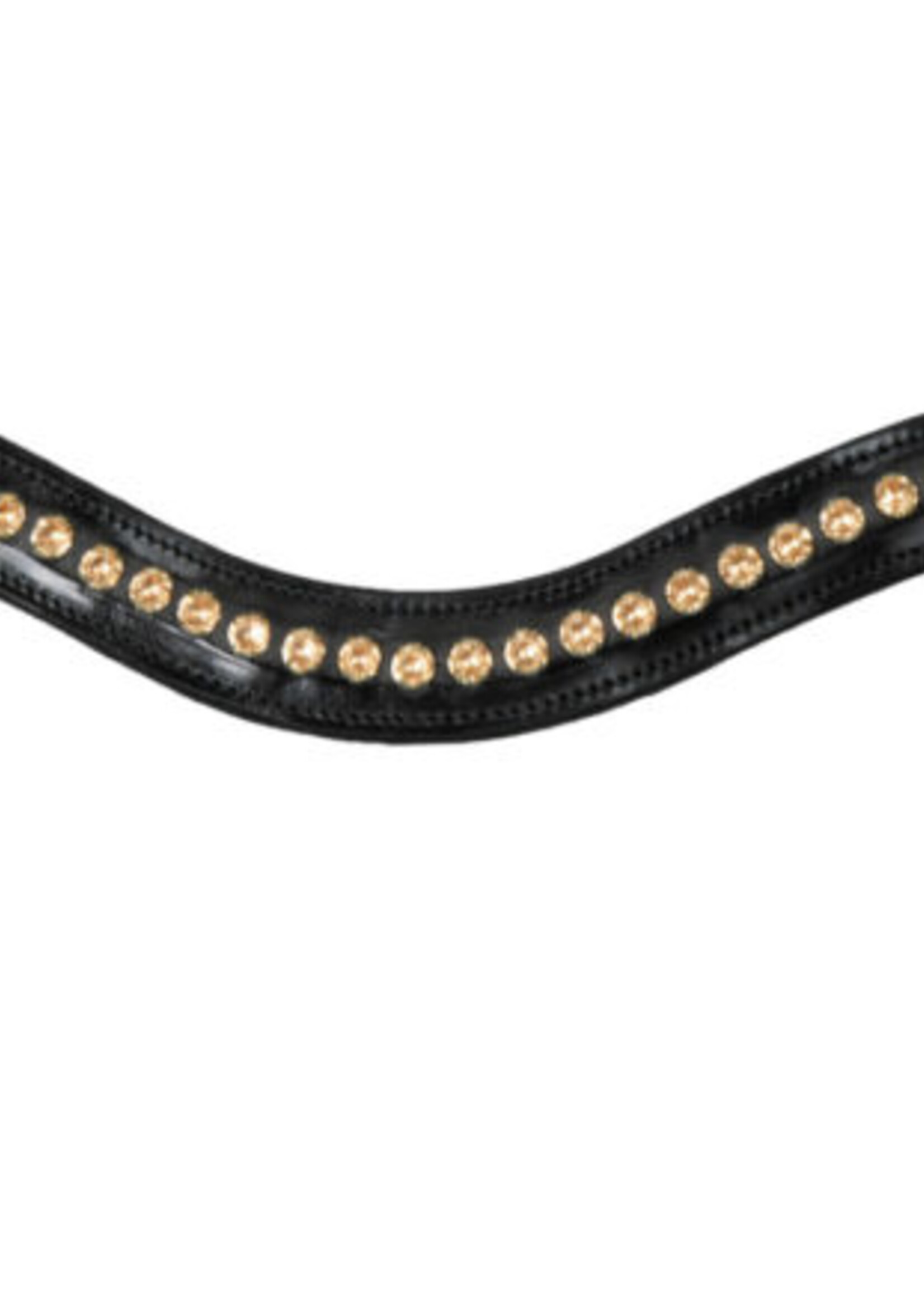 Dy'on Dyon 'Gold' Swarovski Crystal V Shape Browband