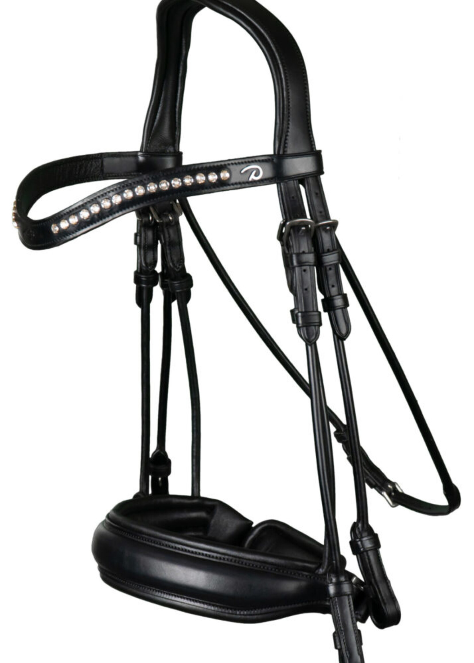 Dy'on Dyon Dressage Collection Large Crank Noseband Double Bridle