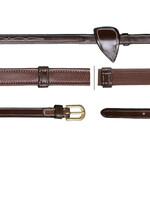 Dy'on Dyon Collection Hunter 1/2" Half Rubber Lined Reins with Finger Stops