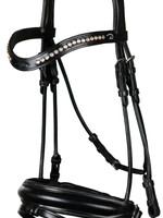 Dy'on Dyon Dressage Collection Medium Comfort Noseband Flash Bridle