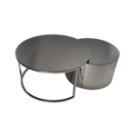 Salontafel Fox Zilver/ Spiegel