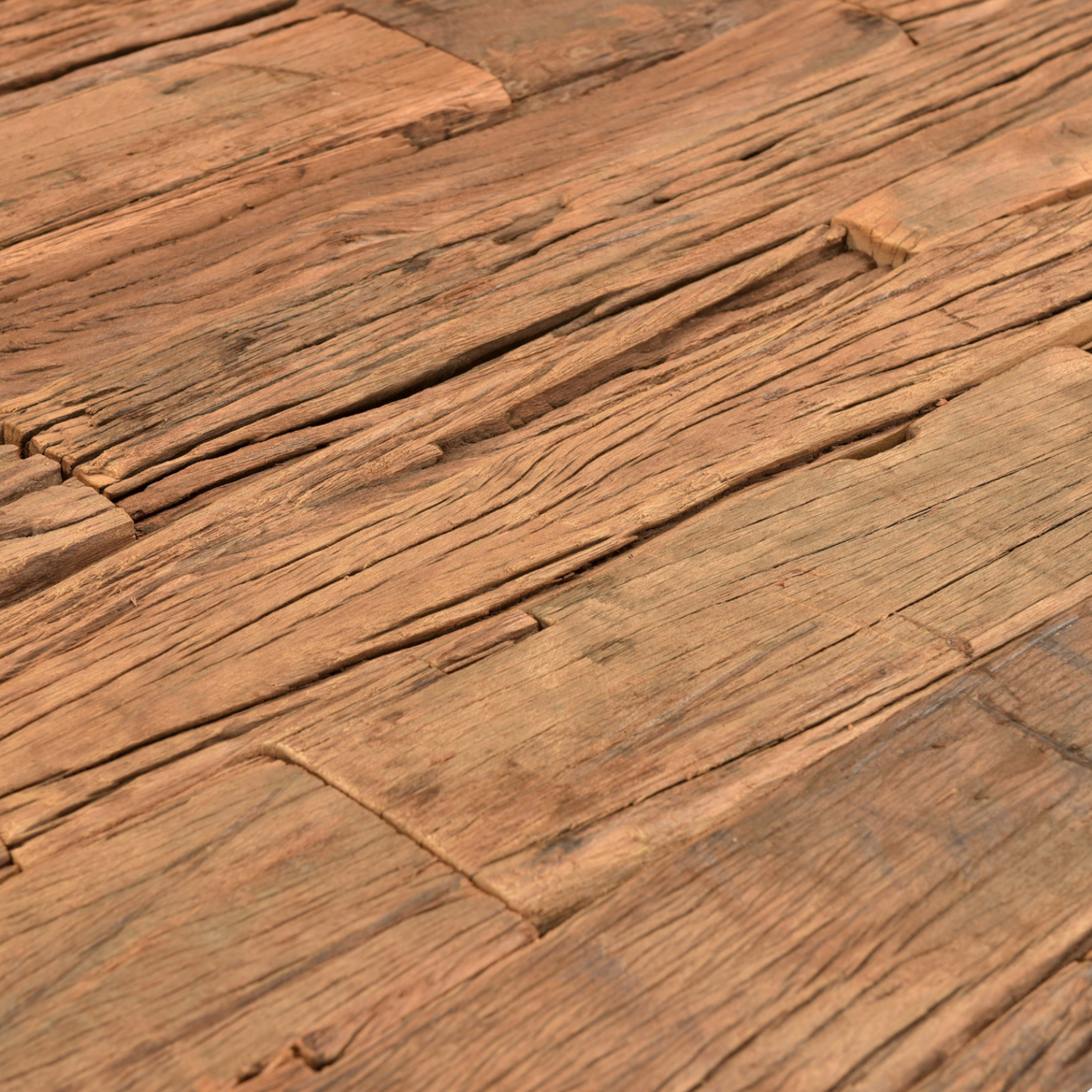 Bade Salontafel Bade Natuur Slaper Wood/ Zilver 130 x 70 cm