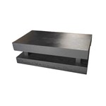 Salontafel Toledo Zwart PLain Visgraat Venner 130x70