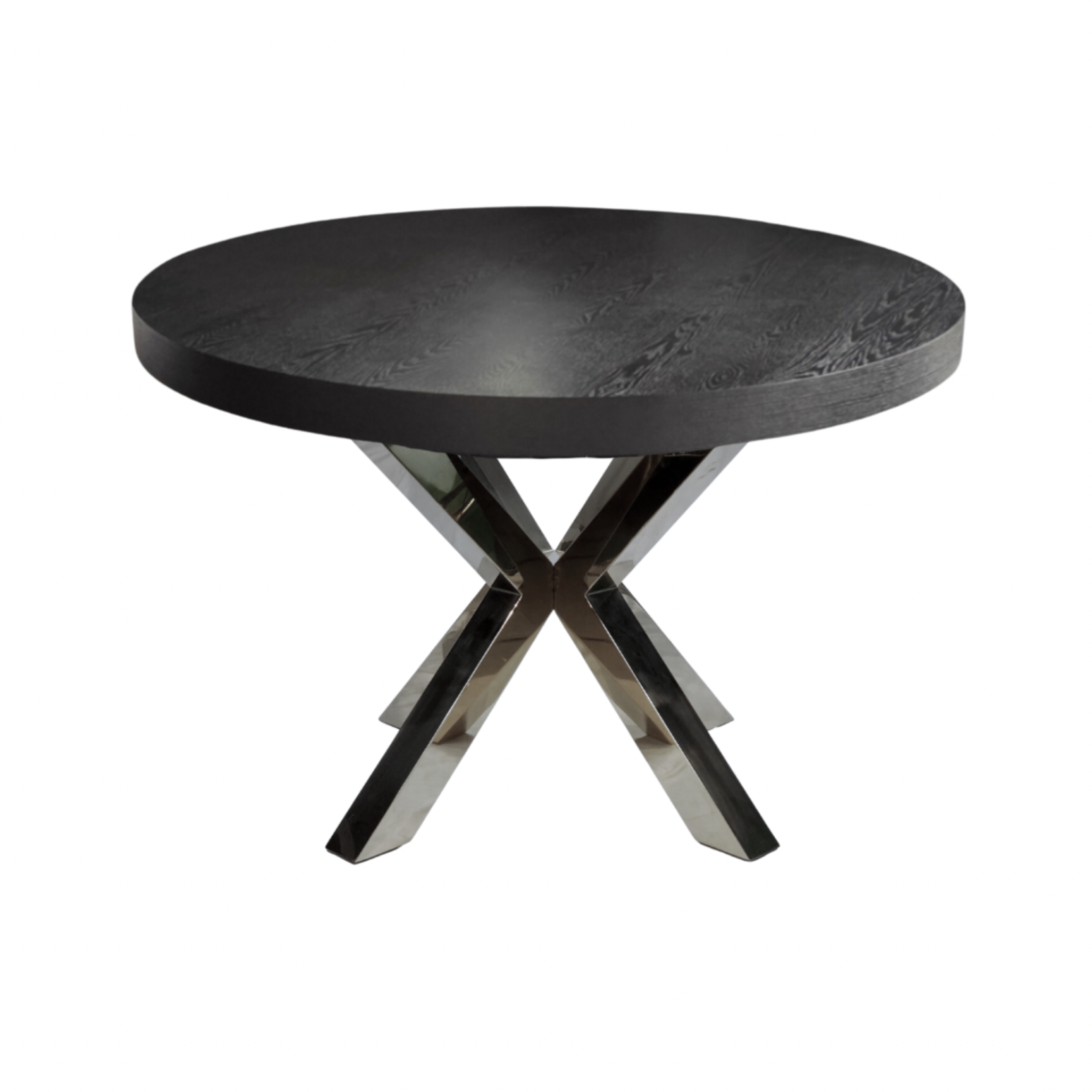 Eettafel Octopus Zwart Eiken Fineer 130 Ø
