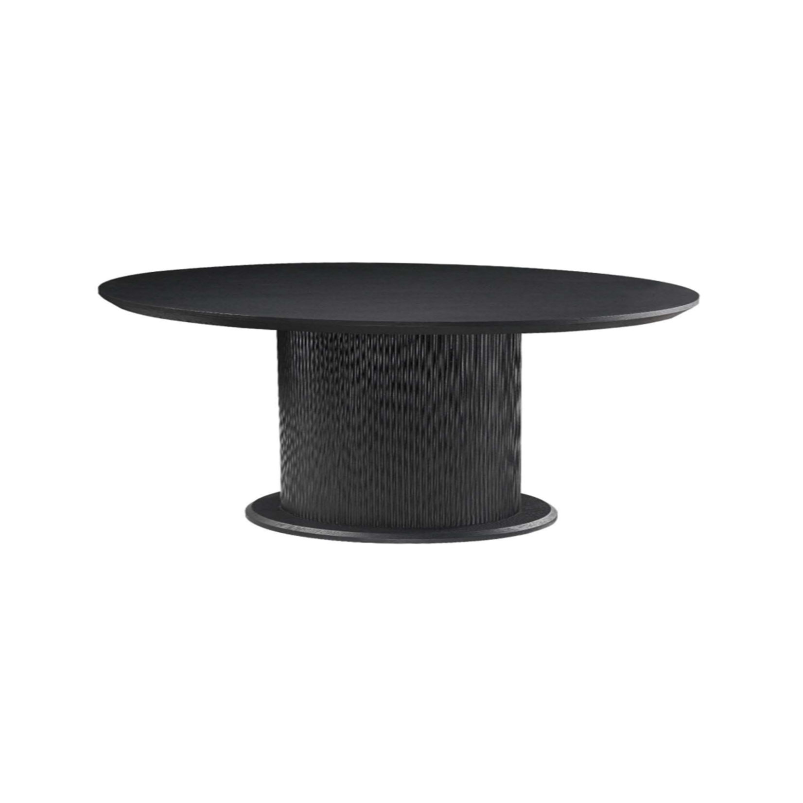 Salontafel Taksim Zwart Eiken Fineer 110 Ø