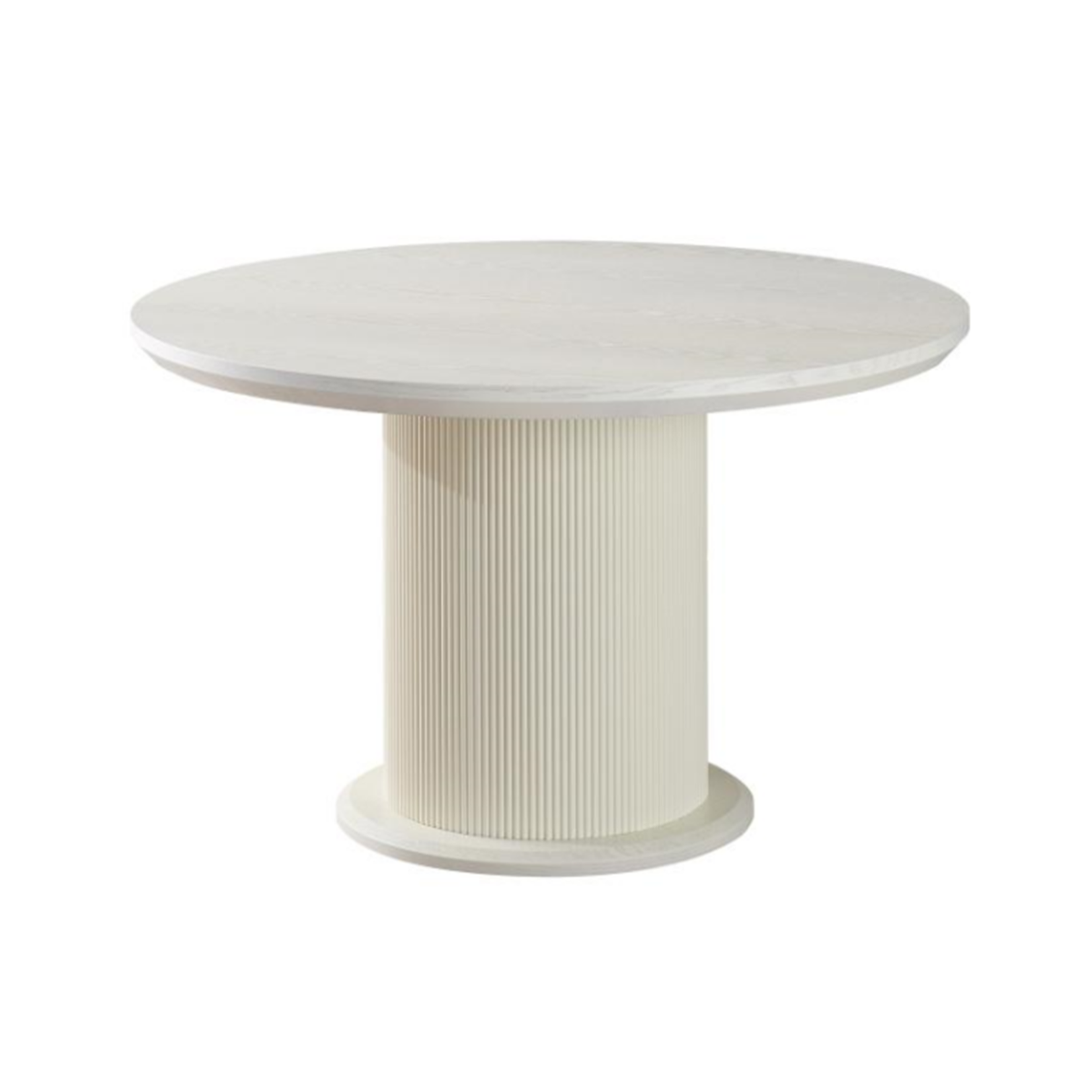 Eettafel Taksim Cream Eiken Fineer 130 Ø