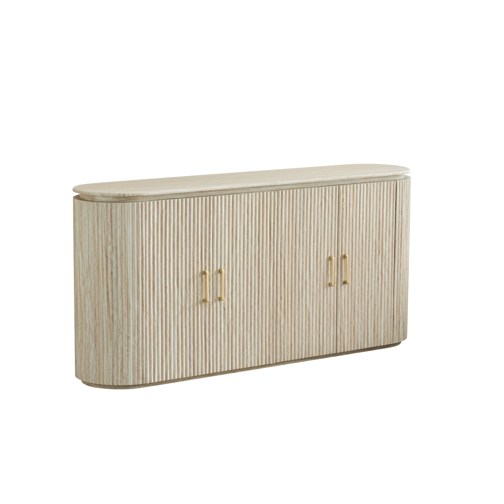 Dressoir Kimberly 180X40X85 flintstone marmer