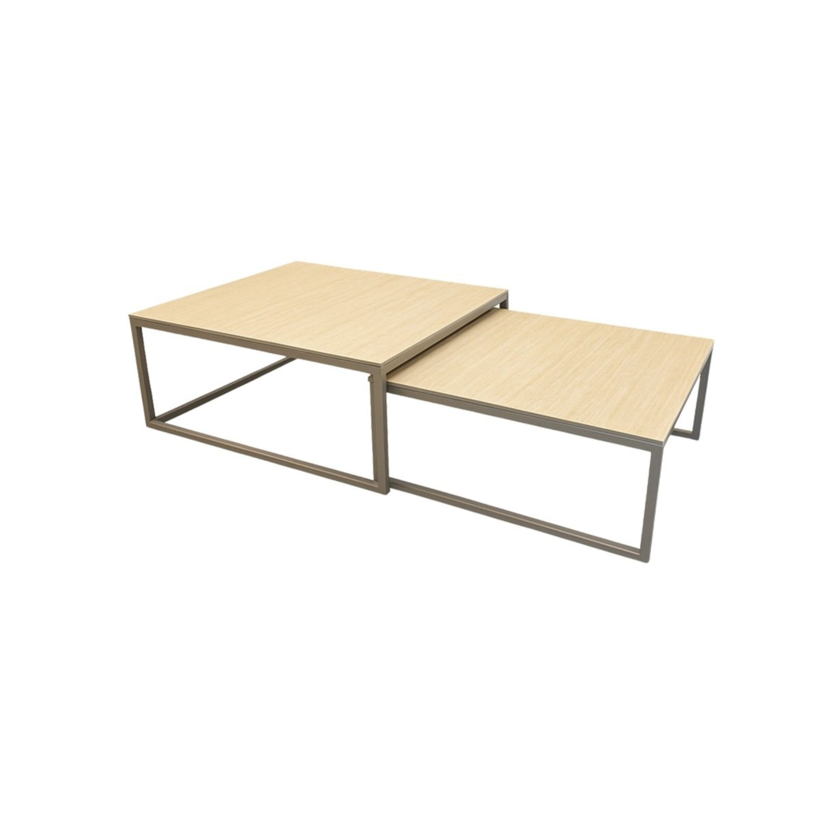 Salontafel Sasy  Beige Sinter Stone 90X90X45 / 70X70X35