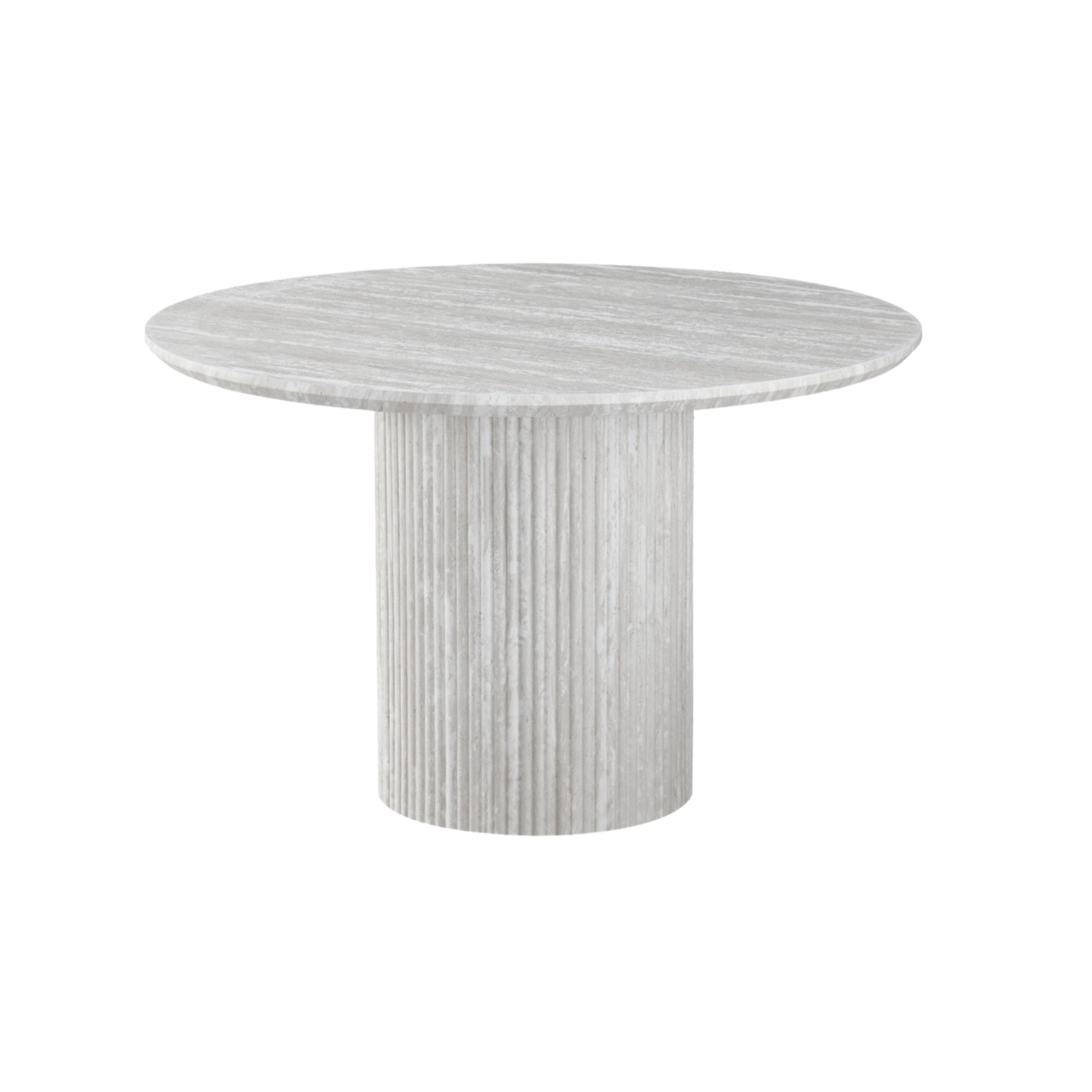 Eettafel Taksim 120  Ø Lichtbeige Eiken Fineer