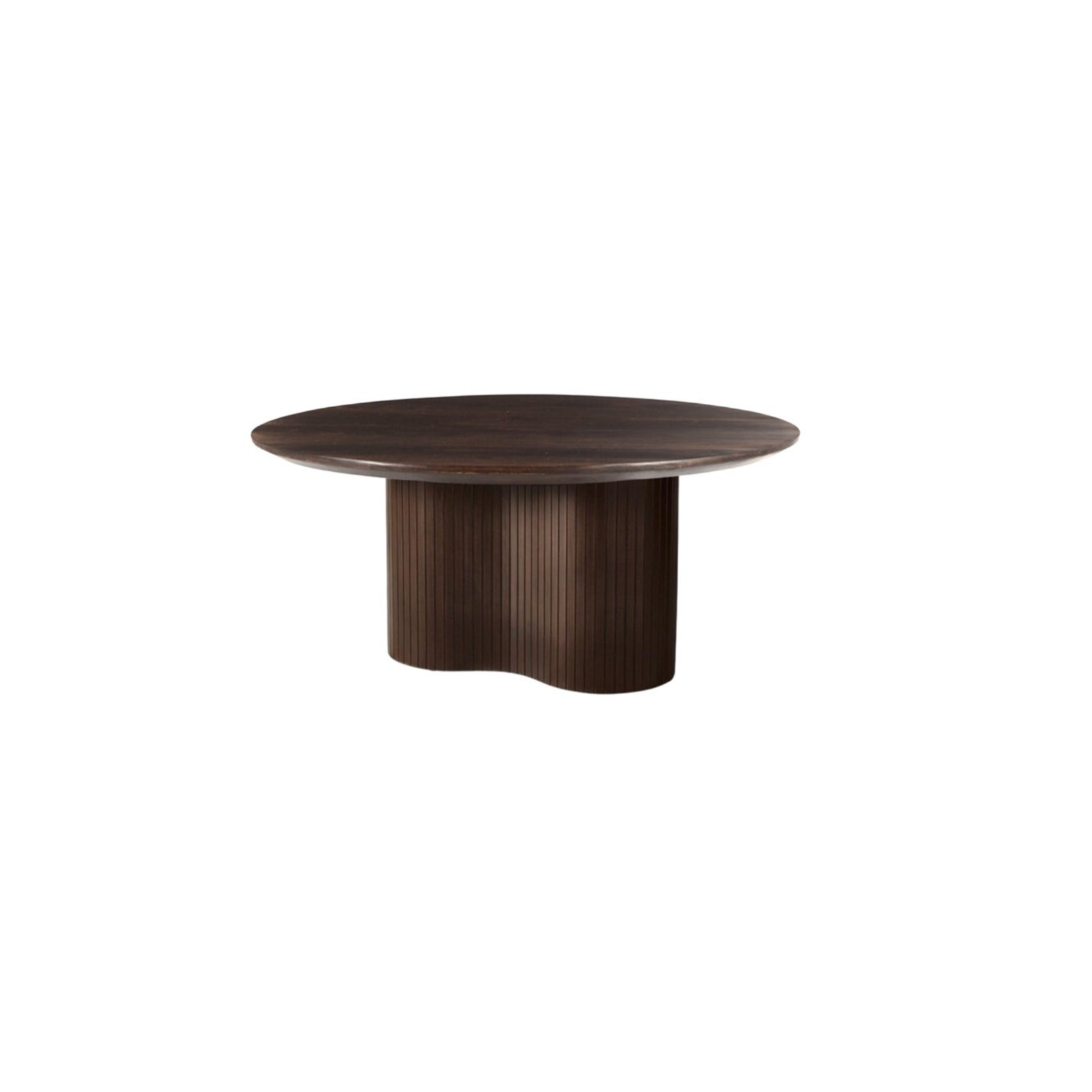 Eettafel Taurus Bruin Eiken Fineer 130 Ø