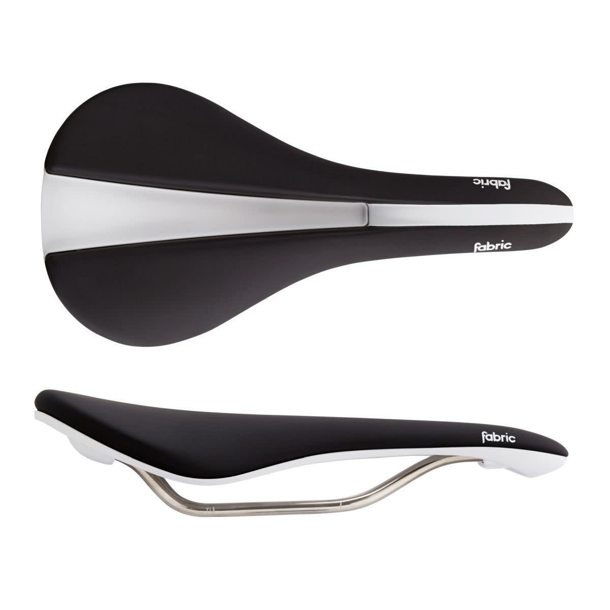 Fabric Line Race Shallow Saddle Blk/White