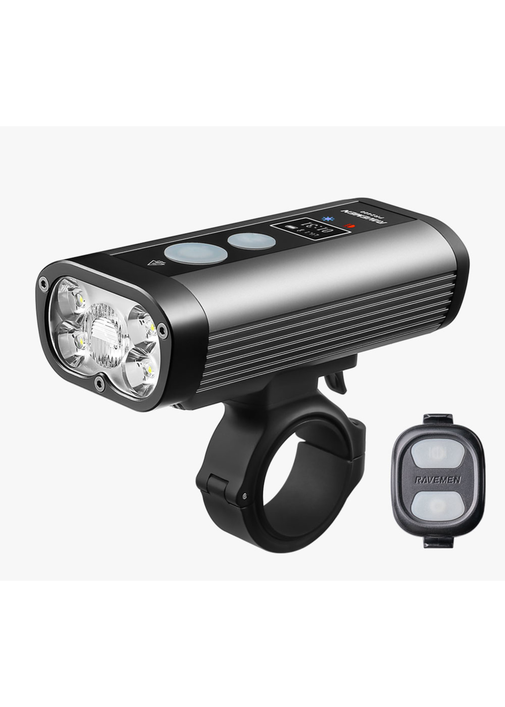 Ravemen Ravemen PR2400 USB Rechargeable DuaLens Front Light with Remote