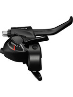 Shimano SHIMANO ST-EF41 EZ fire plus STI set for V-brakes, 3x7-speed, 2-finger lever, black