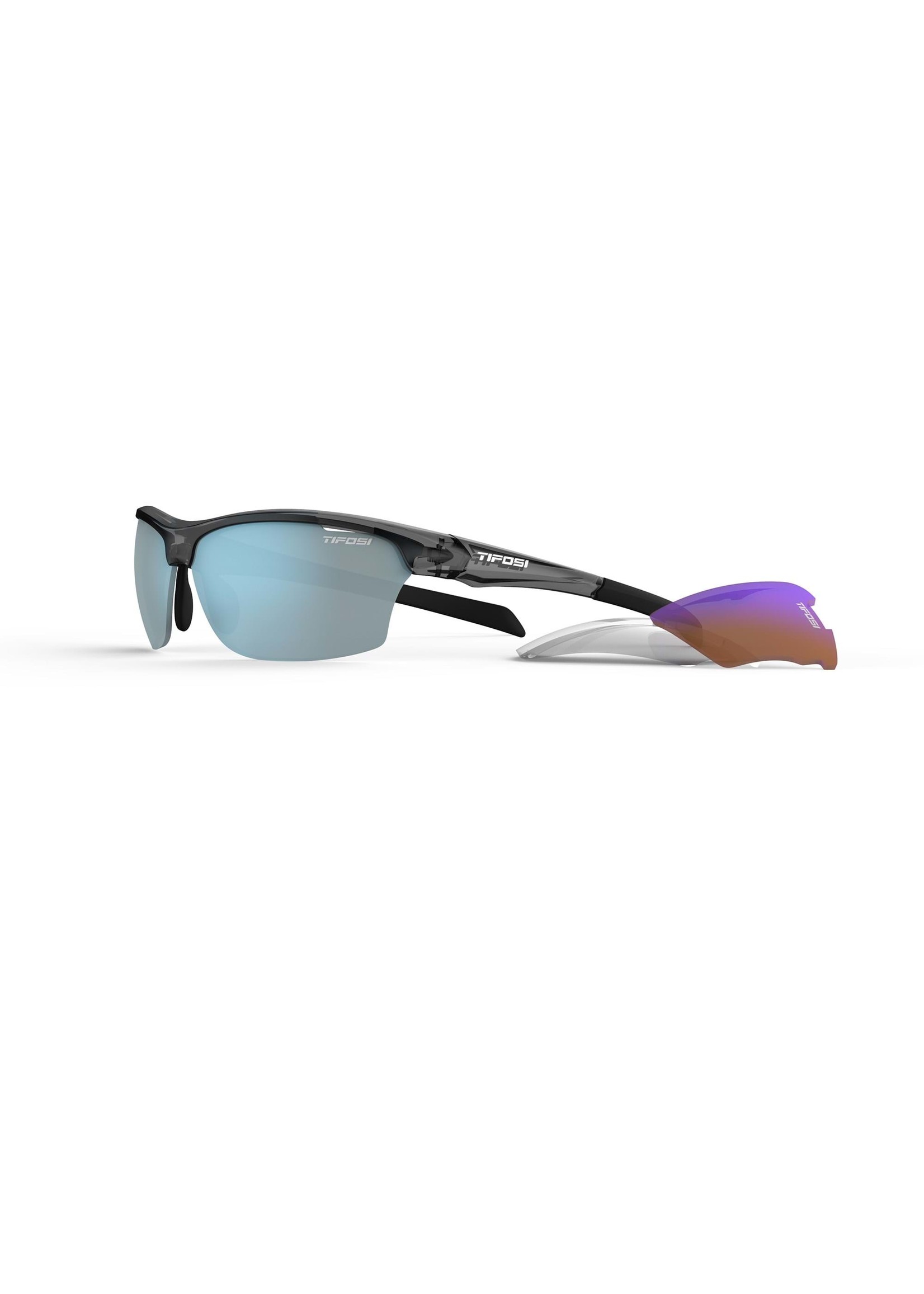 Tifosi TIFOSI INTENSE INTERCHANGABLE LENS SUNGLASSES CRYSTAL/SMOKE