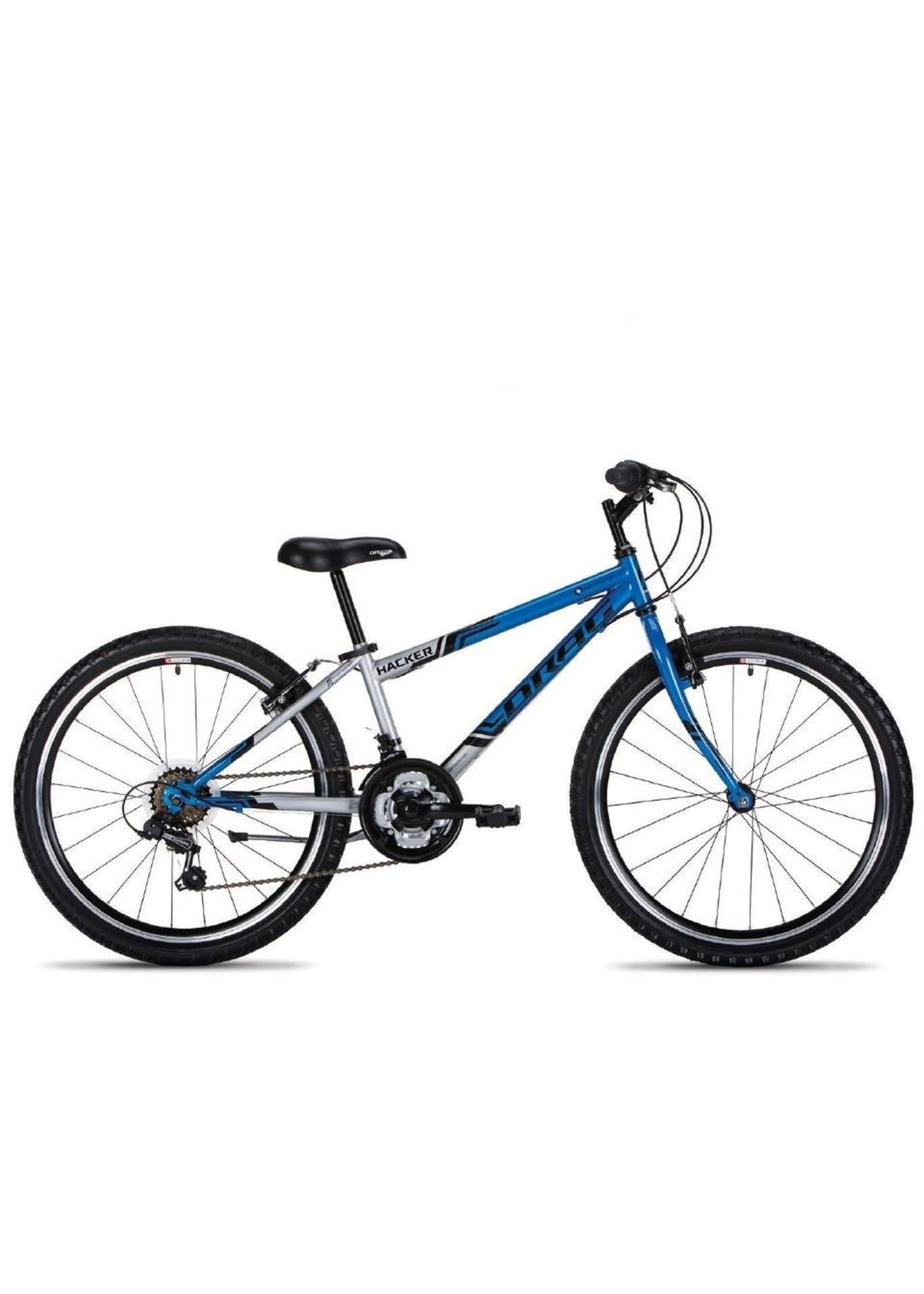 Drag Drag Hacker 24" Kids Bike (Blue/Silver)