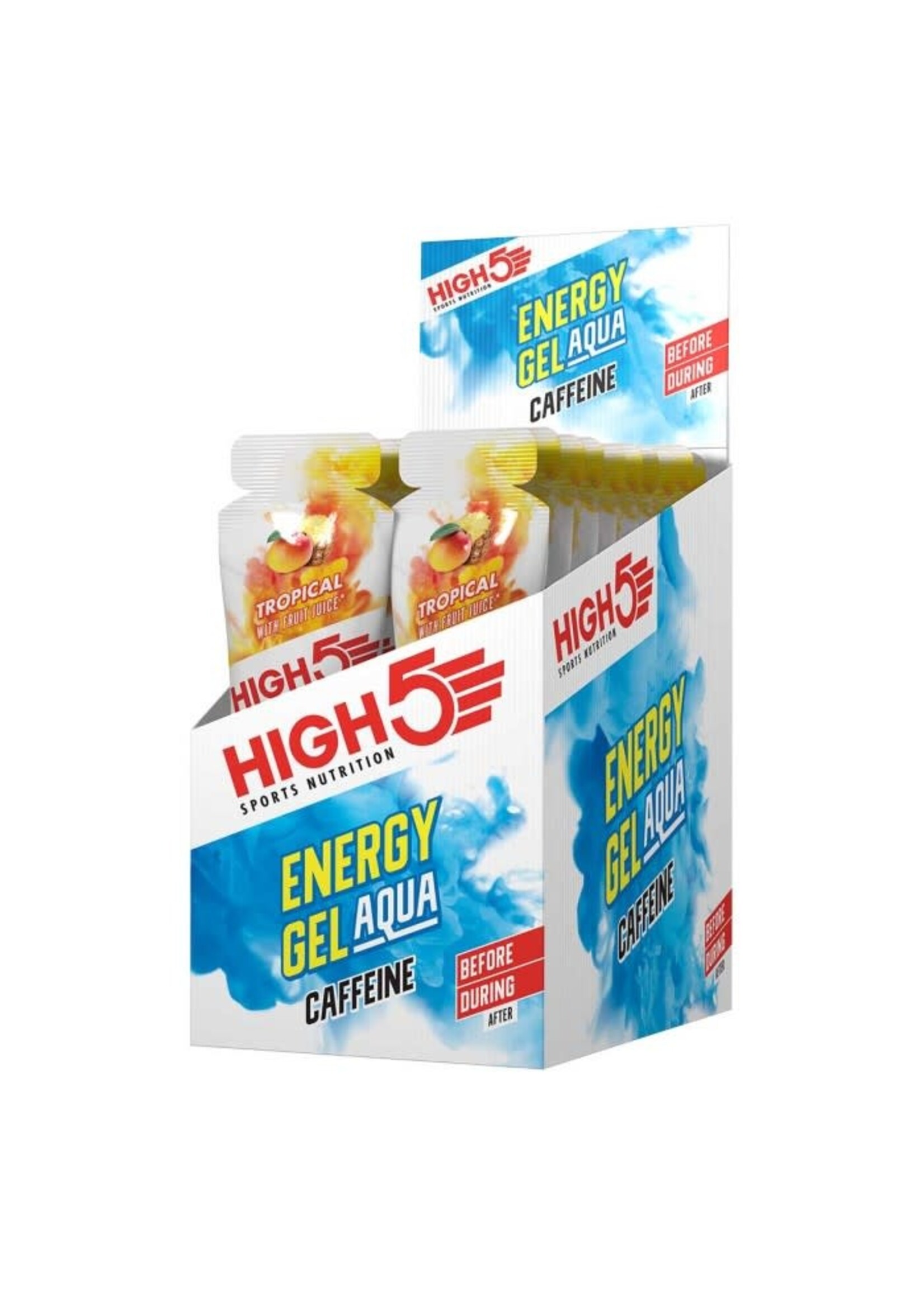 HIGH5 HIGH-5 ENERGY GEL AQUA-CAFFEINE HIT TROP