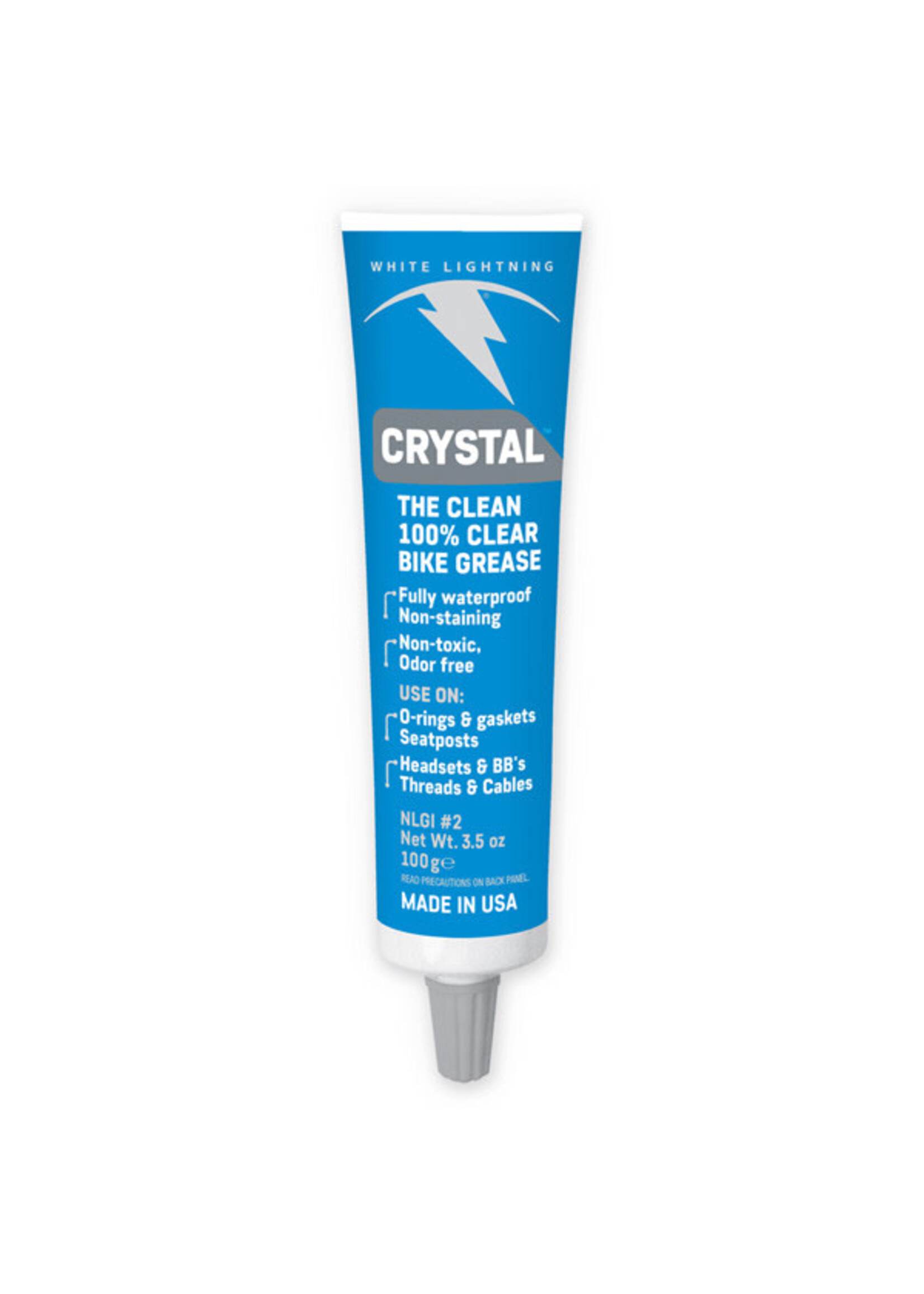 white lightning Crystal Grease - Clear Grease - 3.5oz / 100g tube