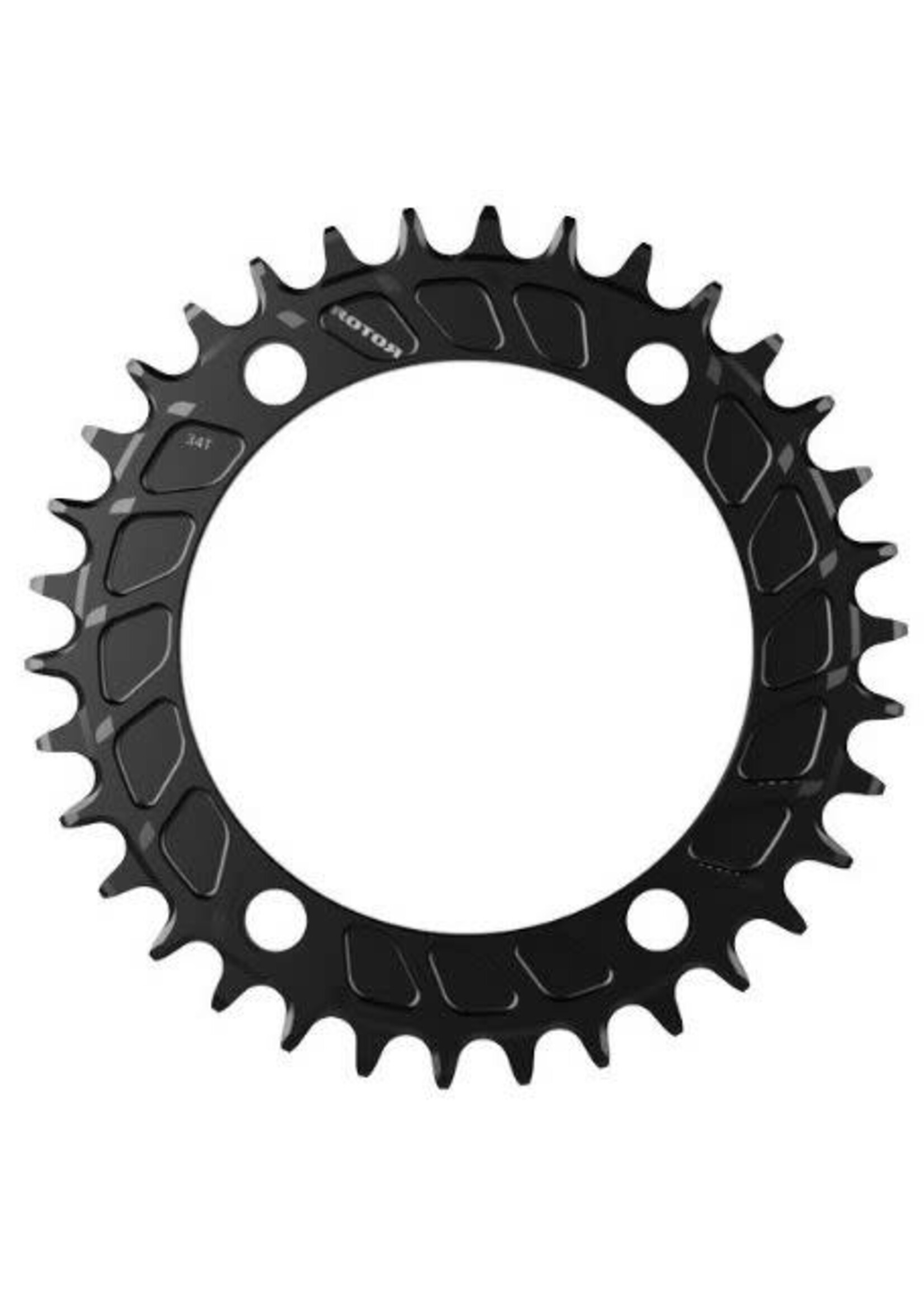 Rotor ROTOR ROUND SM 110x4 RING MTB R34T BLACK