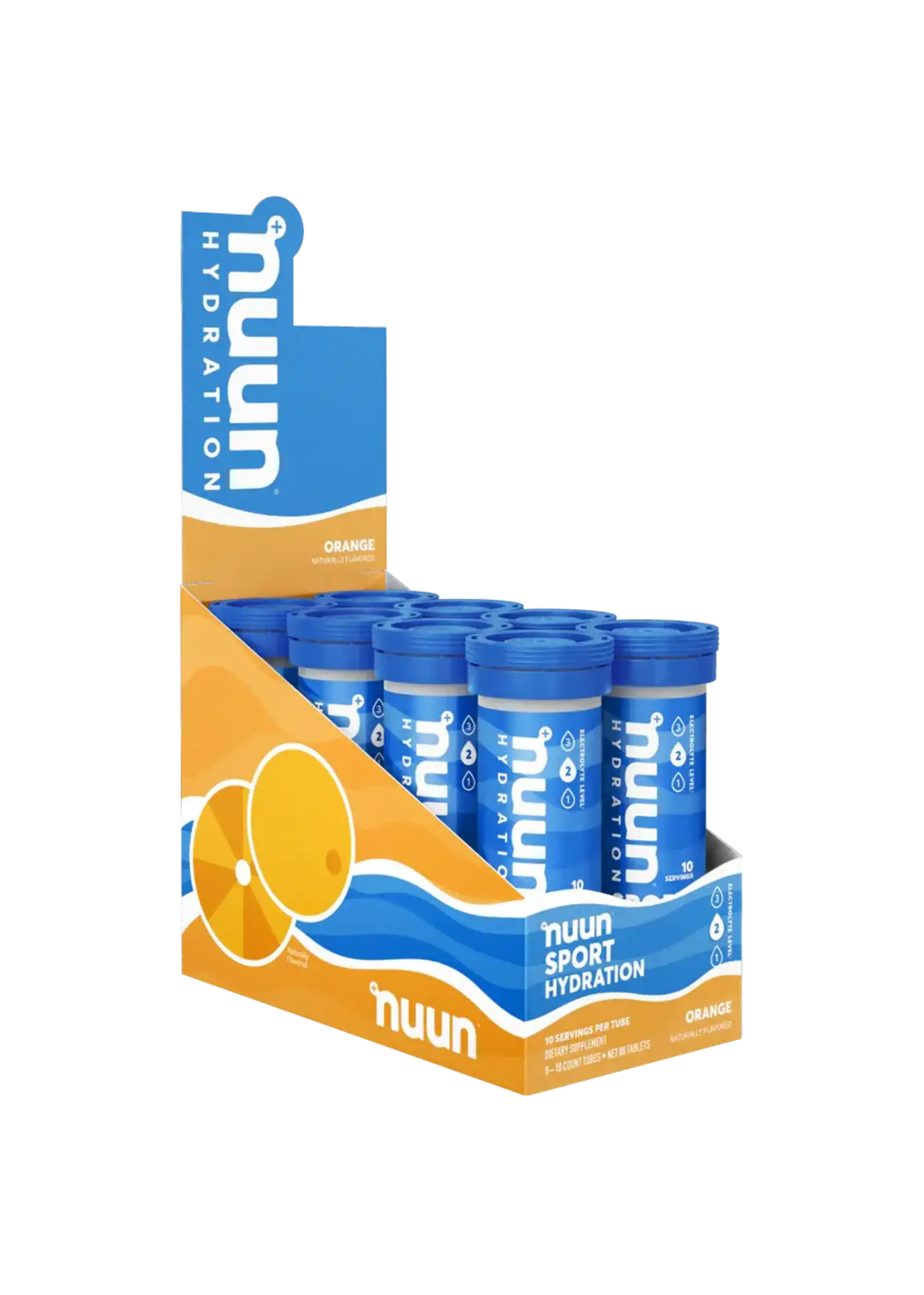 NUUN Nuun Sport Electrolyte Drink, 8 x 10 tablet tubes Orange