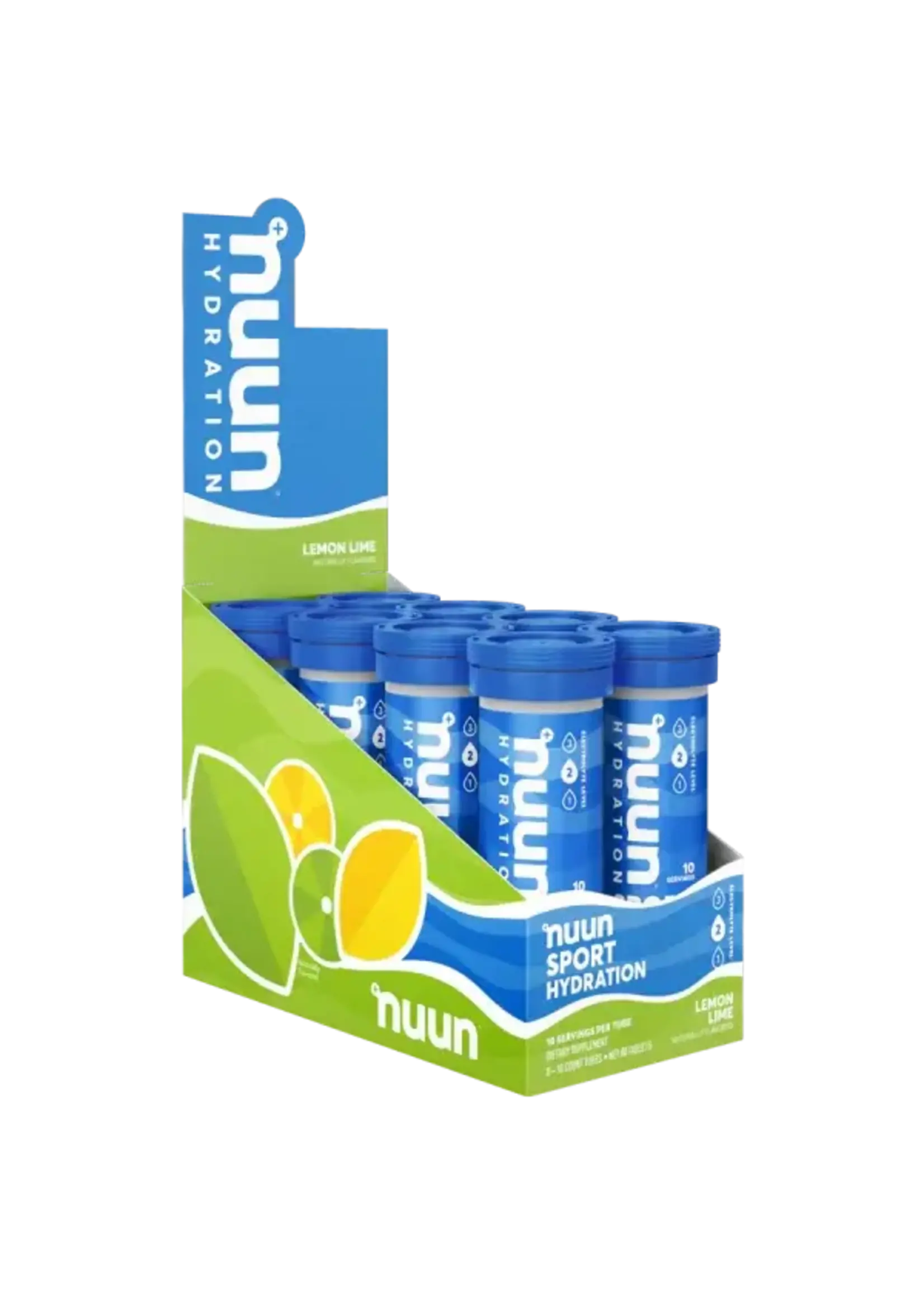 NUUN Nuun Sport Electrolyte Drink, 10 tablet tubes Lemon Lime