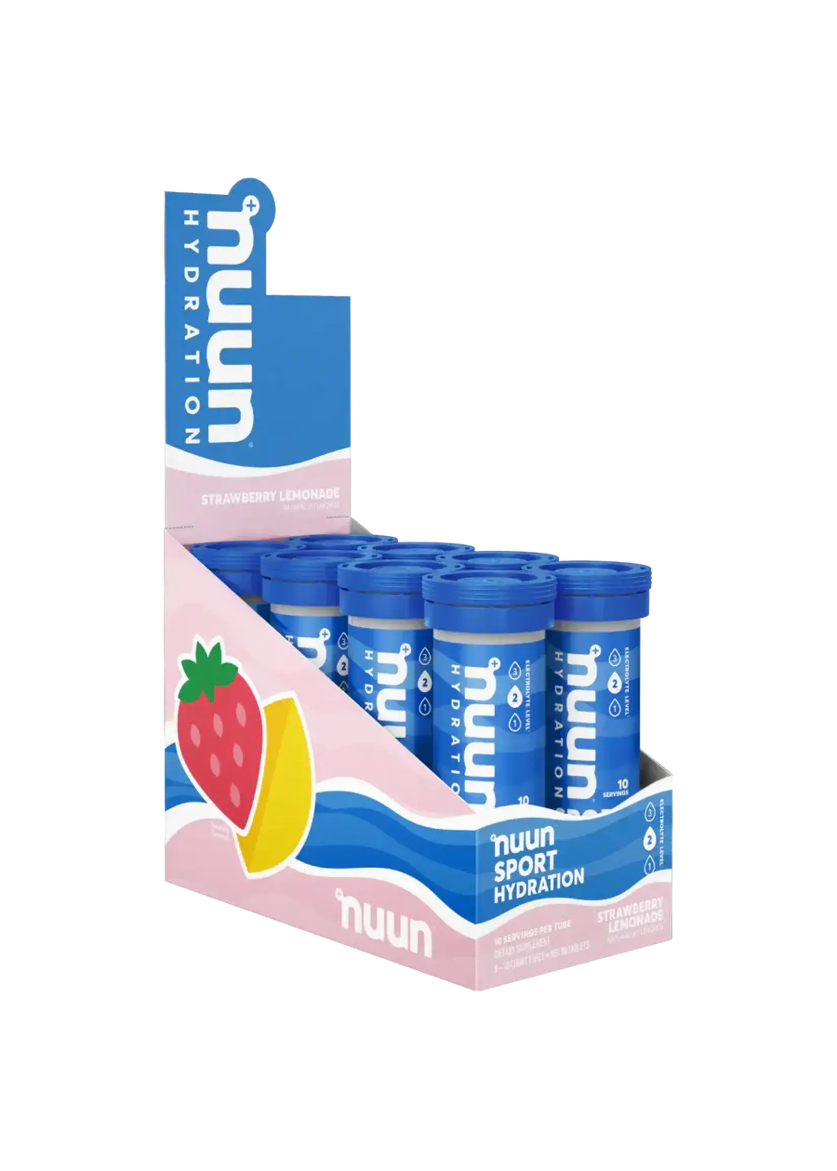 NUUN Nuun Sport Electrolyte Drink, 10 tablet tube Strawberry Lemonade