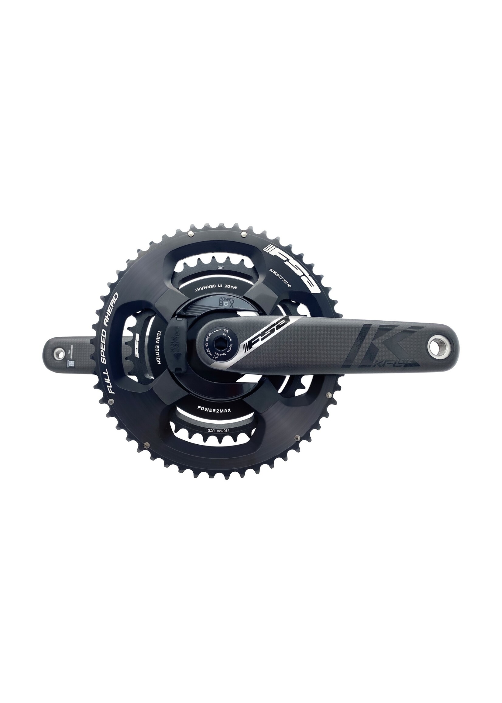 FSA FSA K-Force Road Team Powerbox 386Evo 2x12 Power Meter Chainset (52/36T) (172.5MM)