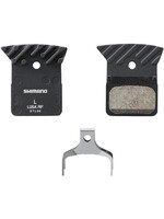Shimano Shimano L05A-RF disc pads and spring, alloy backed with cooling fins, resin